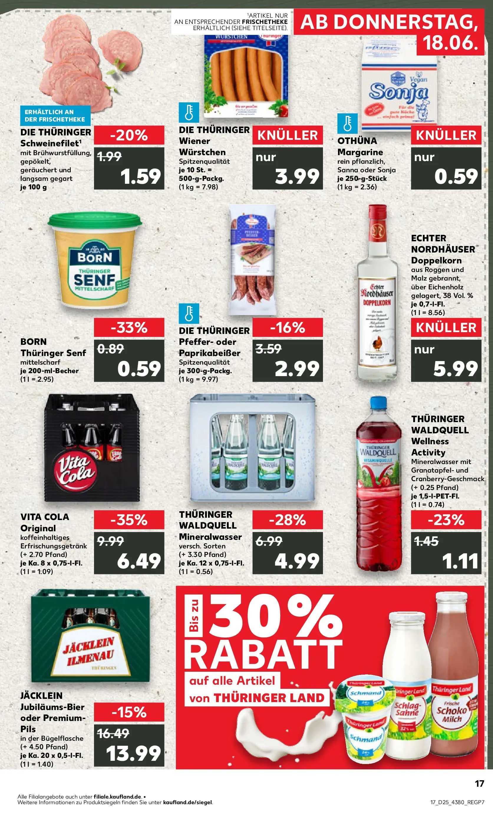 Prospekt Kaufland ab 14.06.2026 ยป Angebote und Werbung Online | Seite: 26 | Produkte: Wiener wurstchen, Cola, Vita cola, Sahne Prospekt Kaufland ab 14.06.2026 ยป Angebote Online zum Blรคttern | Seite: 26 | Produkte: Wiener wurstchen, Cola, Vita cola, Sahne
