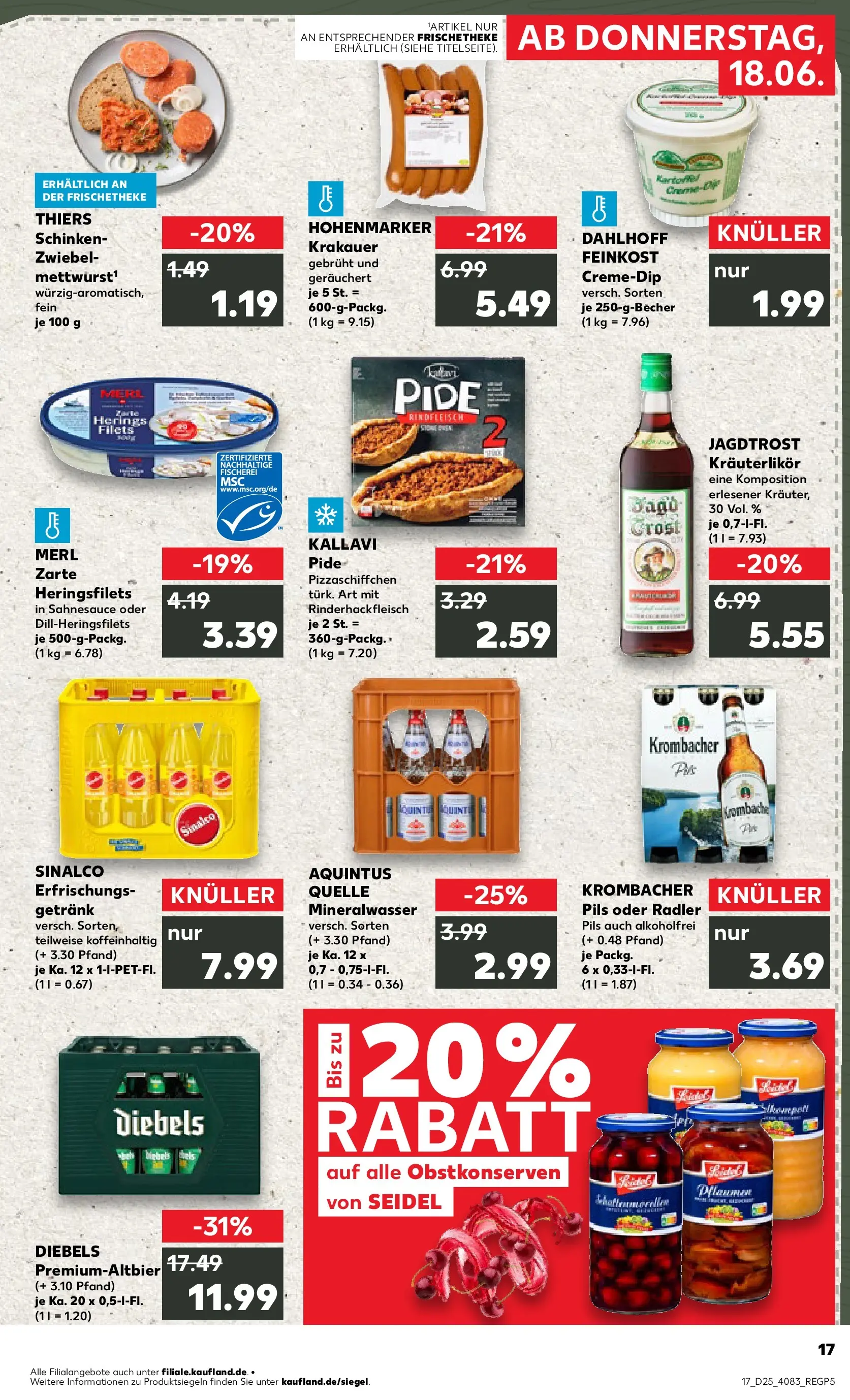 Prospekt Kaufland ab 17.06.2026 » Angebote Online zum Blättern | Seite: 17