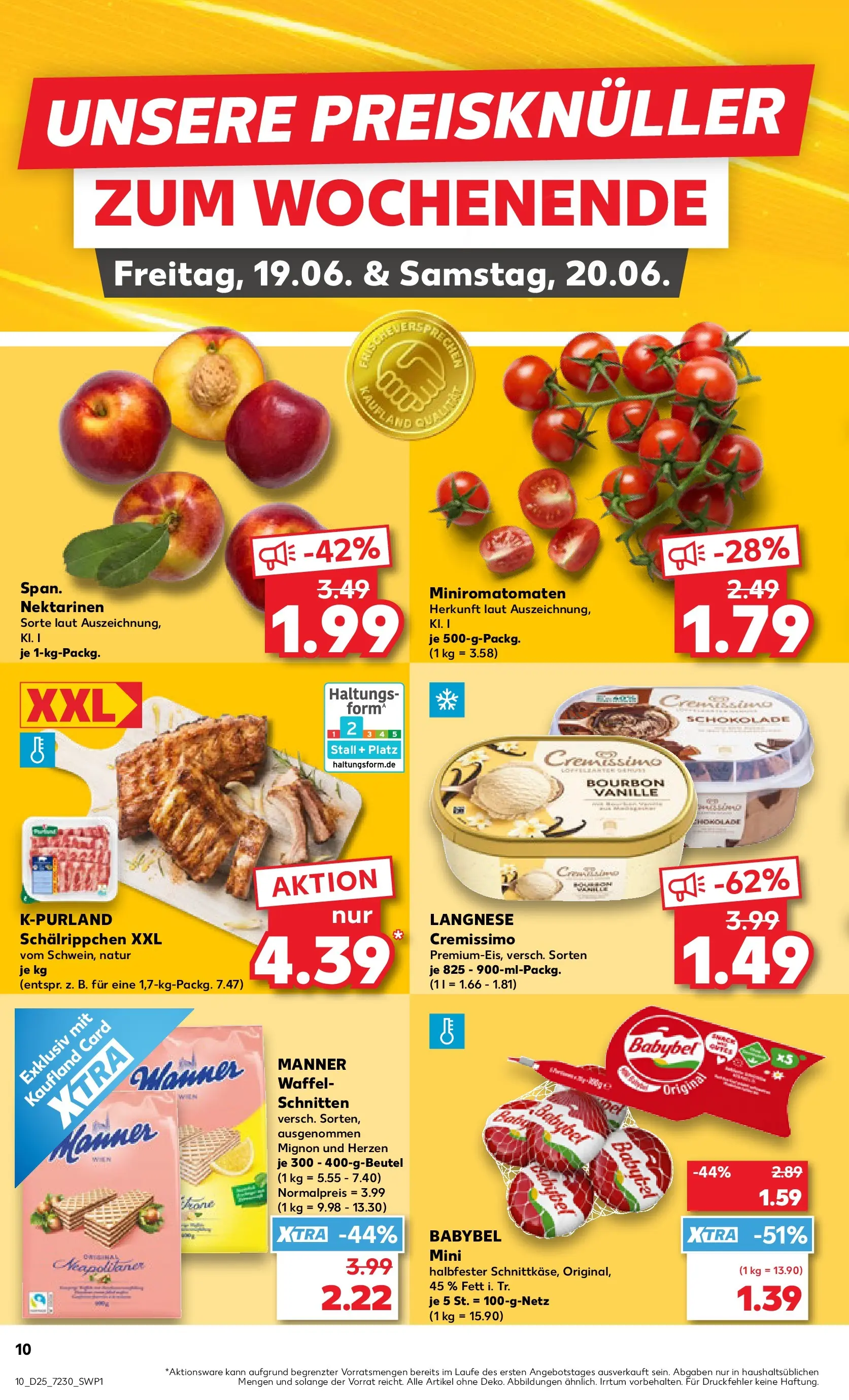 Prospekt Kaufland ab 14.06.2026 ยป Angebote und Werbung Online | Seite: 19 | Produkte: Langnese cremissimo, Cremissimo, Schokolade, Bourbon Prospekt Kaufland ab 14.06.2026 ยป Angebote Online zum Blรคttern | Seite: 19 | Produkte: Langnese cremissimo, Cremissimo, Schokolade, Bourbon