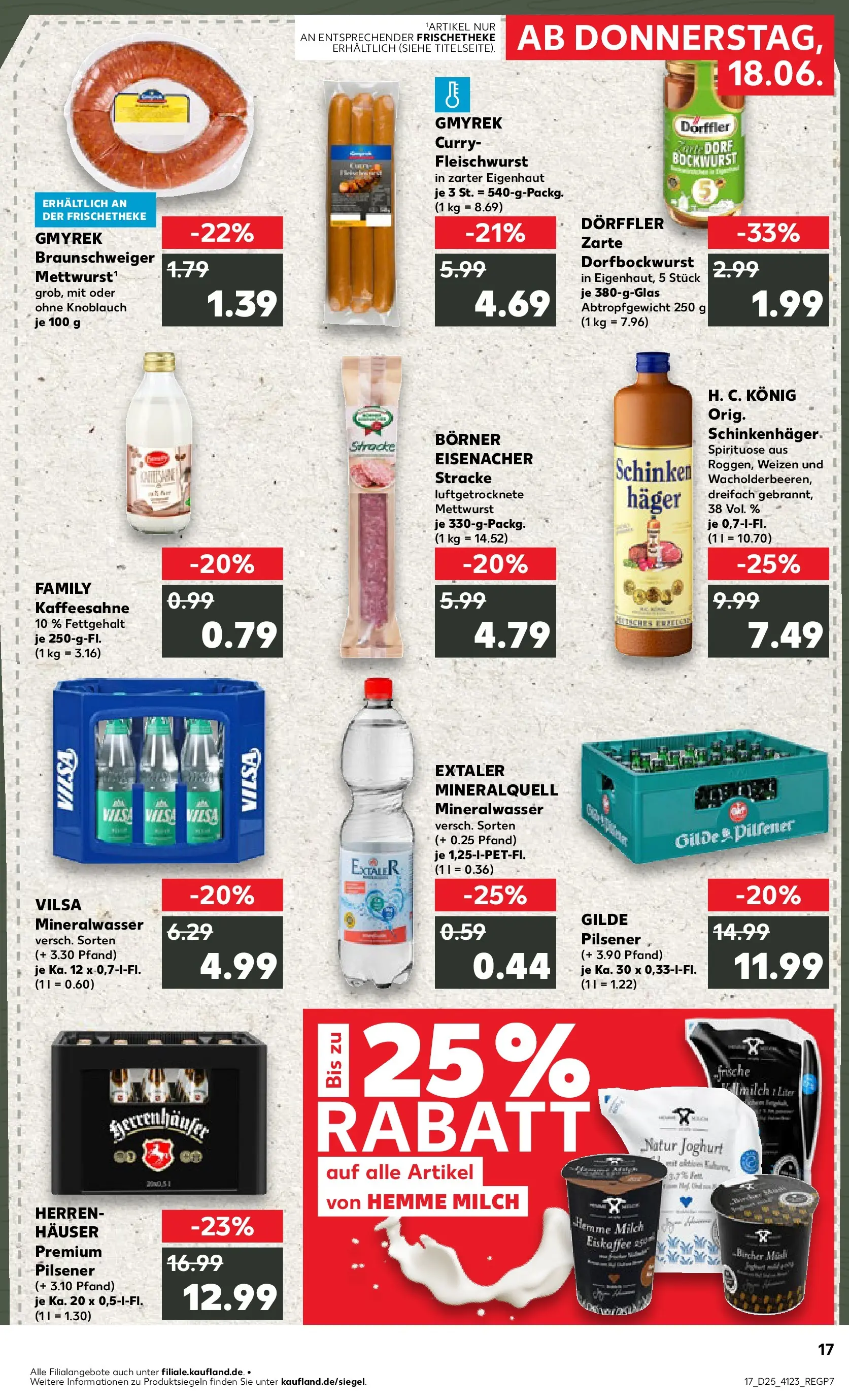 Prospekt Kaufland ab 14.06.2026 » Angebote Online zum Blättern | Seite: 26 | Produkte: Musli, Milch, Joghurt, Schinken