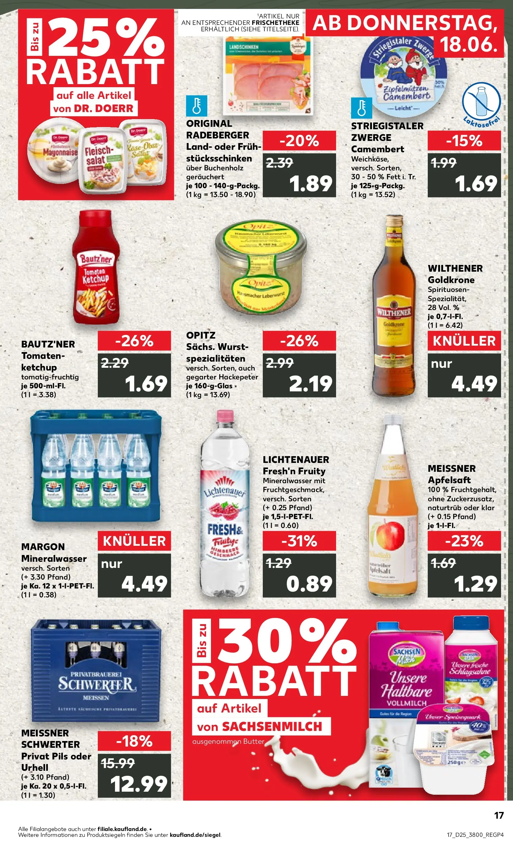 Prospekt Kaufland ab 14.06.2026 ยป Angebote und Werbung Online | Seite: 26 | Produkte: Wilthener, Mineralwasser, Mayonnaise, Fleisch Prospekt Kaufland ab 14.06.2026 ยป Angebote Online zum Blรคttern | Seite: 26 | Produkte: Wilthener, Mineralwasser, Mayonnaise, Fleisch