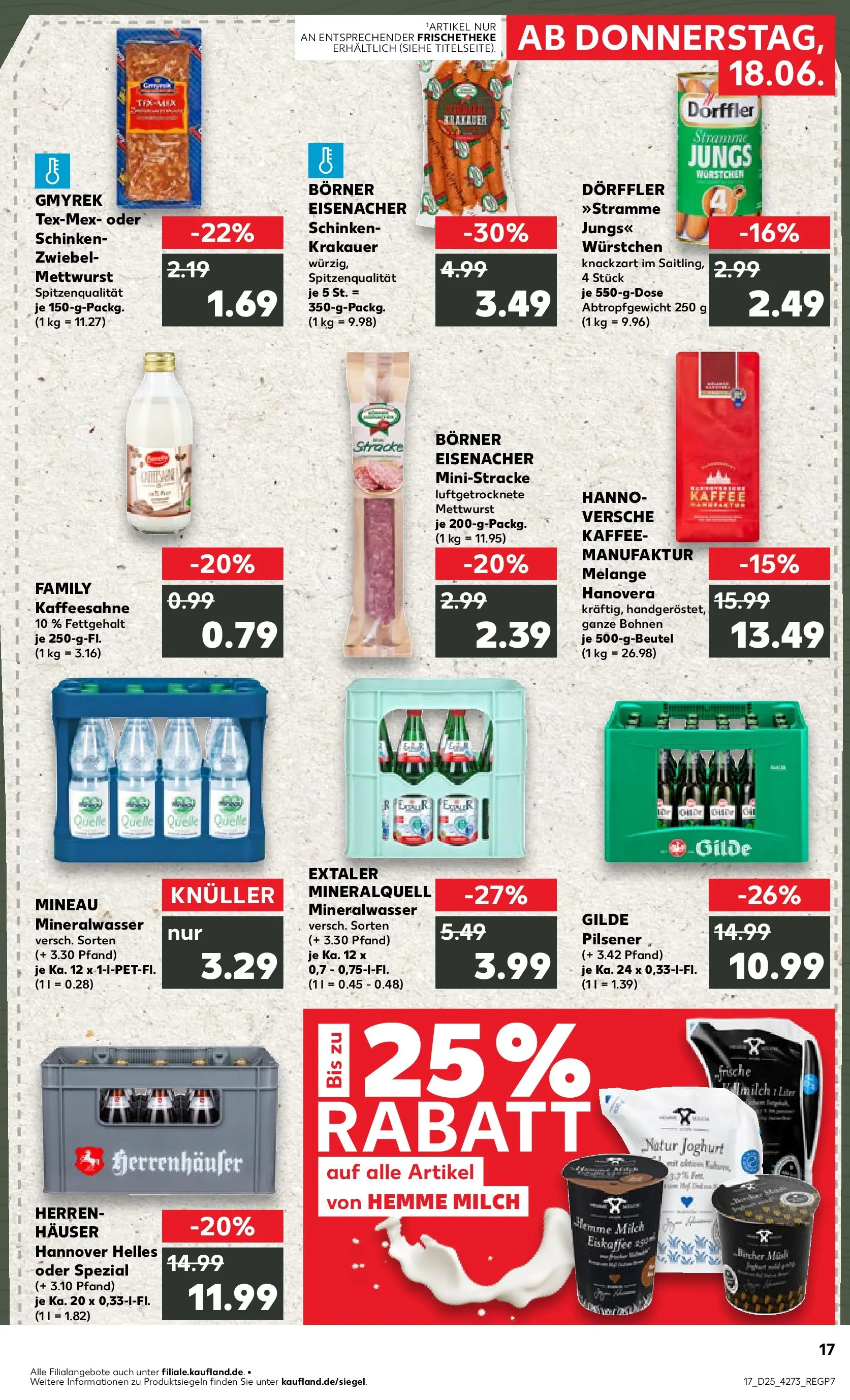 Prospekt Kaufland ab 14.06.2026 ยป Angebote und Werbung Online | Seite: 26 | Produkte: Milch, Joghurt, Schinken, Sahne Prospekt Kaufland ab 14.06.2026 ยป Angebote Online zum Blรคttern | Seite: 26 | Produkte: Milch, Joghurt, Schinken, Sahne