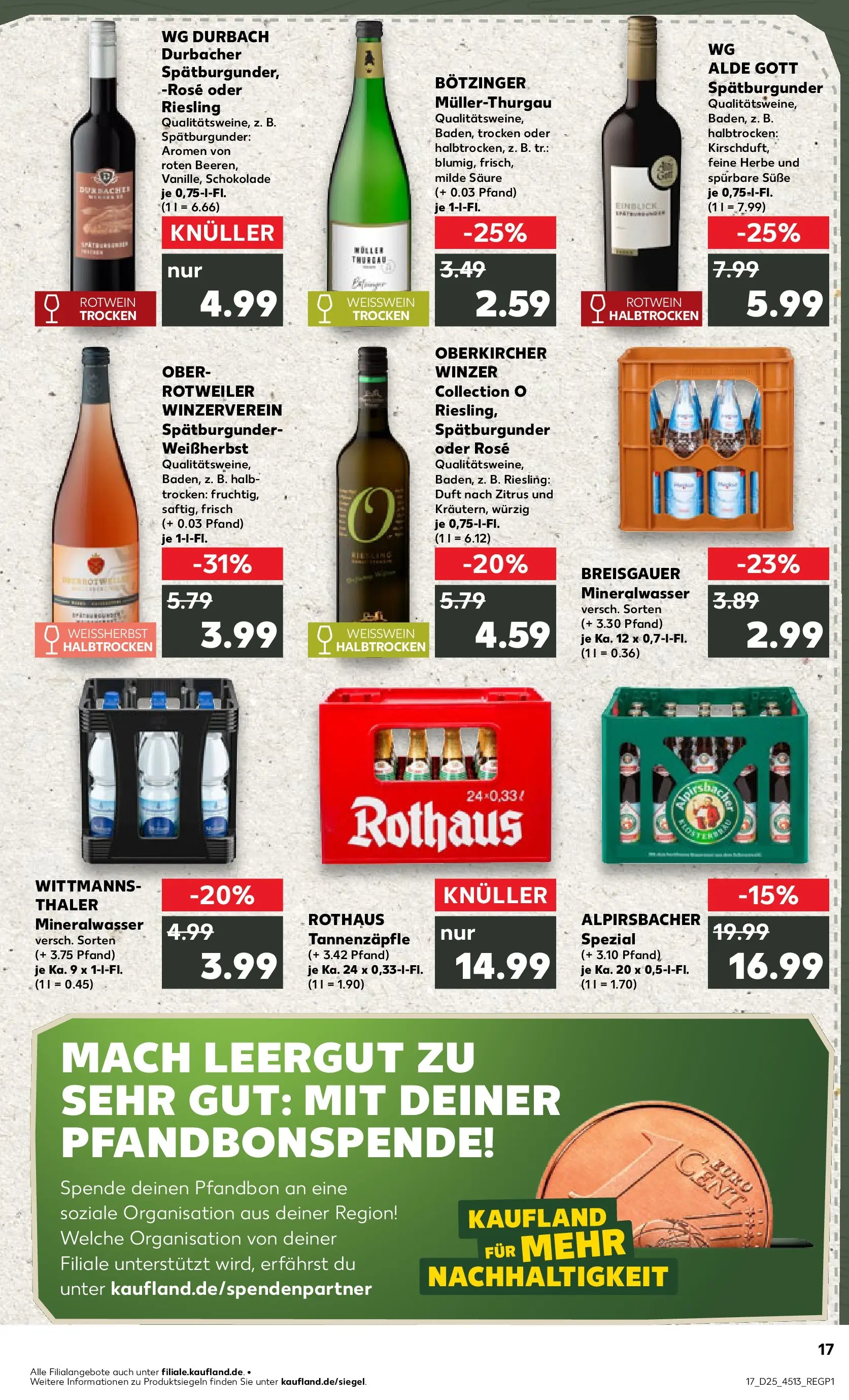 Prospekt Kaufland ab 14.06.2026 ยป Angebote und Werbung Online | Seite: 26 | Produkte: Schokolade, Weiรwein, Rotwein, Mineralwasser Prospekt Kaufland ab 14.06.2026 ยป Angebote Online zum Blรคttern | Seite: 26 | Produkte: Schokolade, Weiรwein, Rotwein, Mineralwasser