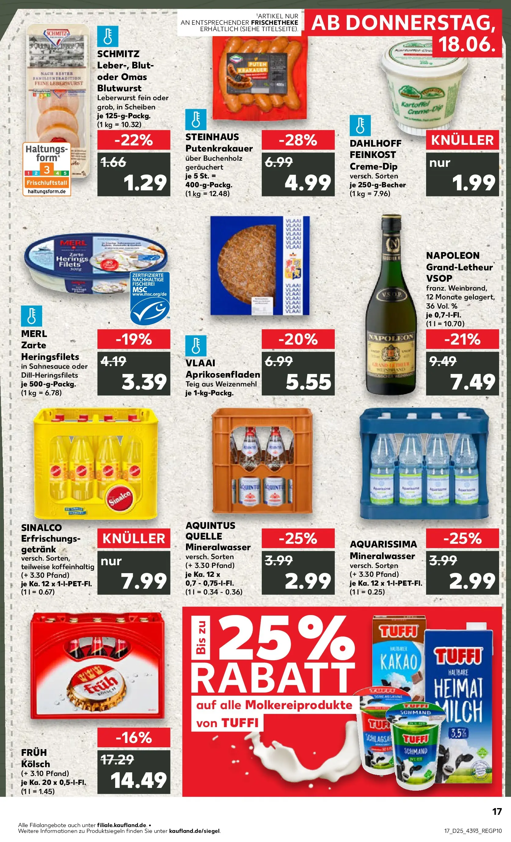 Prospekt Kaufland ab 14.06.2026 ยป Angebote und Werbung Online | Seite: 26 | Produkte: Sinalco, Milch, Weizenmehl, Mineralwasser Prospekt Kaufland ab 14.06.2026 ยป Angebote Online zum Blรคttern | Seite: 26 | Produkte: Sinalco, Milch, Weizenmehl, Mineralwasser