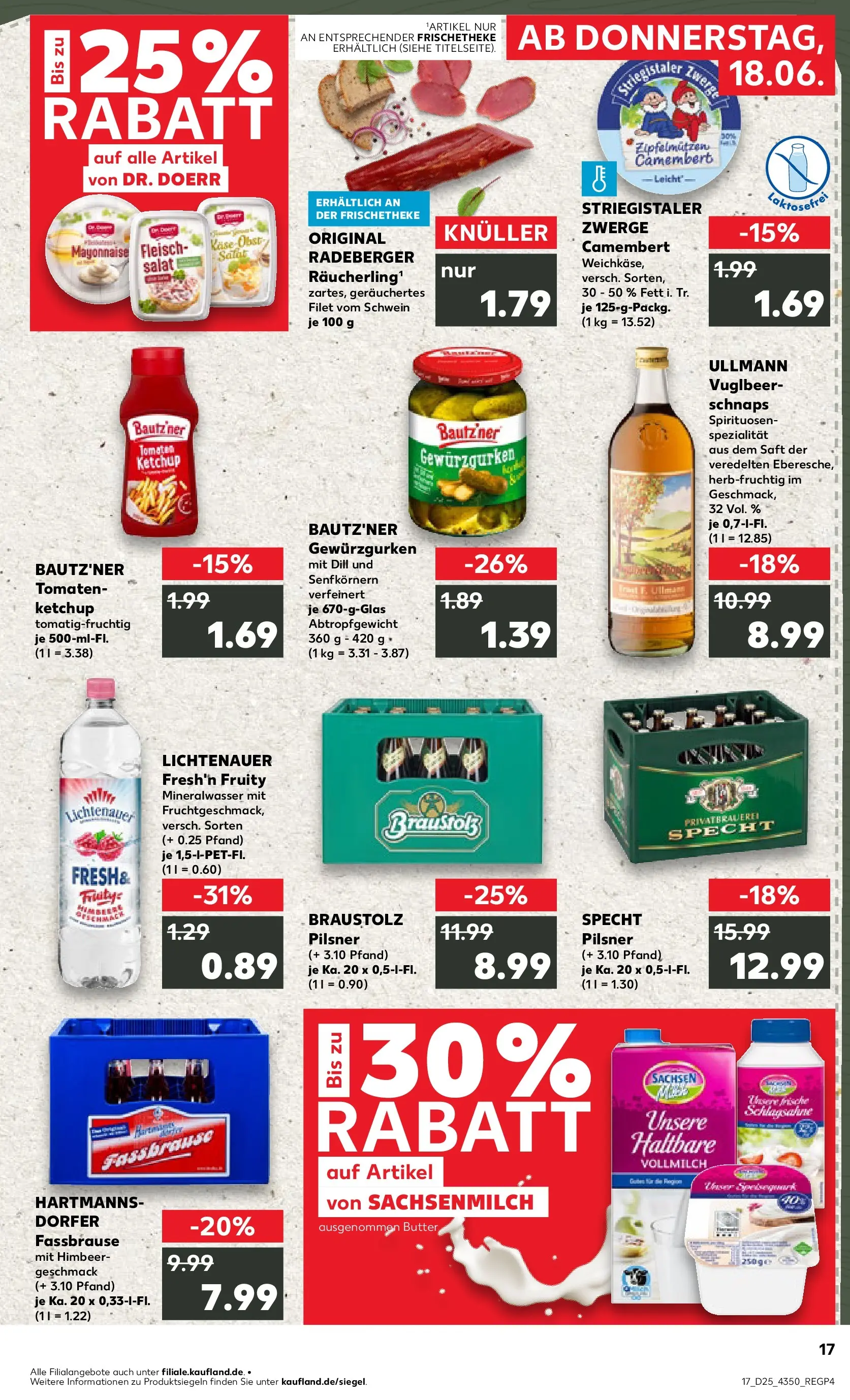 Prospekt Kaufland ab 14.06.2026 » Angebote Online zum Blättern | Seite: 26 | Produkte: Käse, Mayonnaise, Dill, Fassbrause