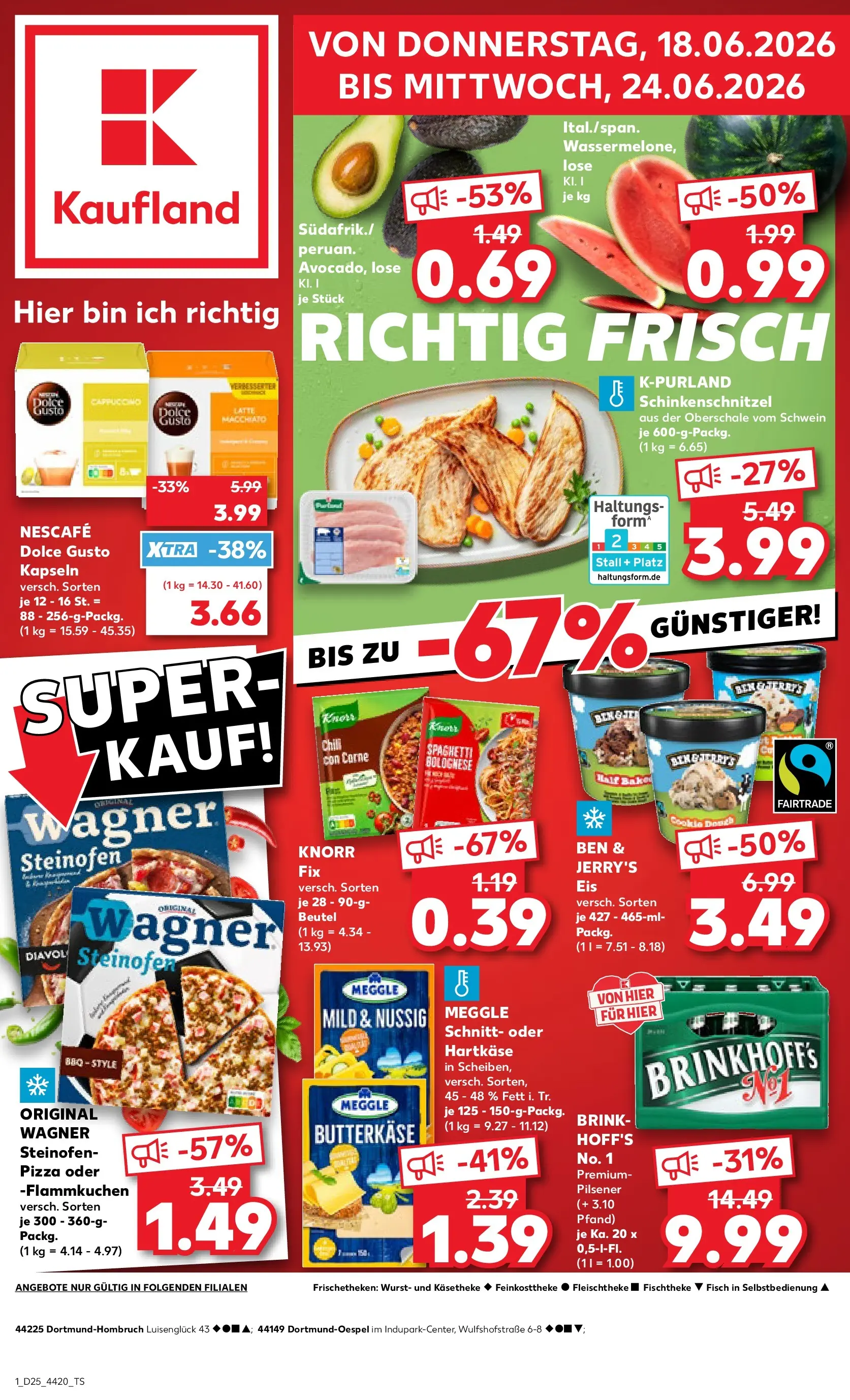 Prospekt Kaufland ab 14.06.2026 ยป Angebote und Werbung Online | Seite: 10 | Produkte: Knorr, Ben & Jerry's, Chili, Eis Prospekt Kaufland ab 14.06.2026 ยป Angebote Online zum Blรคttern | Seite: 10 | Produkte: Knorr, Ben & Jerry's, Chili, Eis