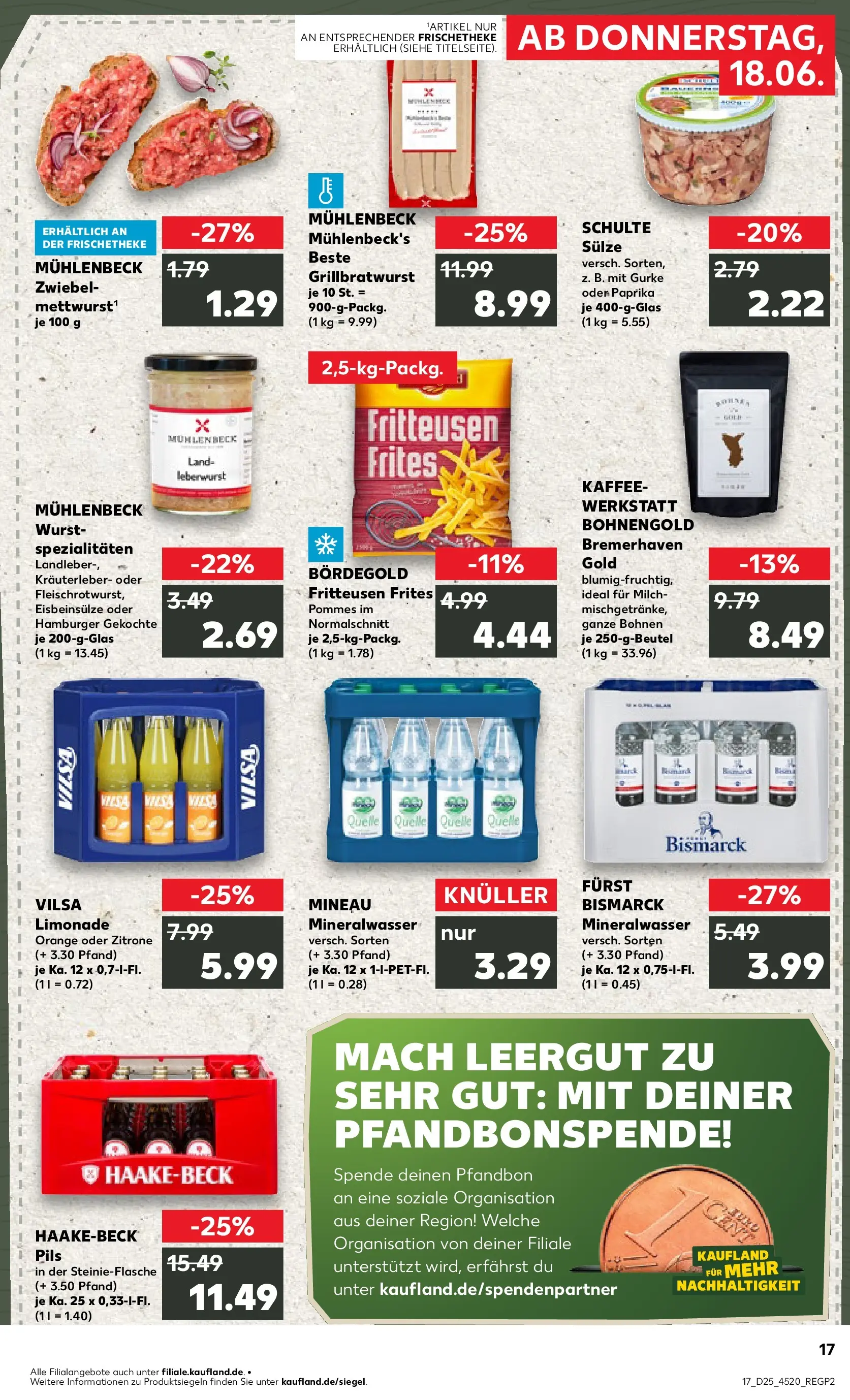 Prospekt Kaufland ab 14.06.2026 ยป Angebote und Werbung Online | Seite: 26 | Produkte: Kaffee, Limonade, Mineralwasser, Zitrone Prospekt Kaufland ab 14.06.2026 ยป Angebote Online zum Blรคttern | Seite: 26 | Produkte: Kaffee, Limonade, Mineralwasser, Zitrone