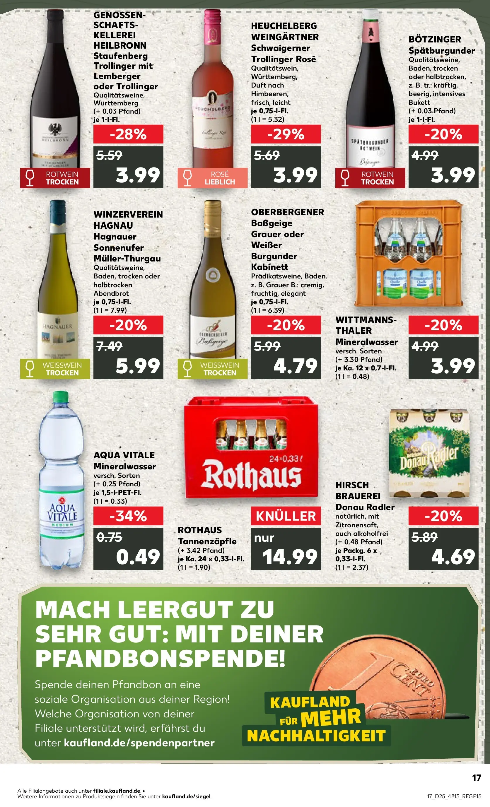 Prospekt Kaufland ab 14.06.2026 ยป Angebote und Werbung Online | Seite: 26 | Produkte: Weiรwein, Rotwein, Duft, Radler Prospekt Kaufland ab 14.06.2026 ยป Angebote Online zum Blรคttern | Seite: 26 | Produkte: Weiรwein, Rotwein, Duft, Radler