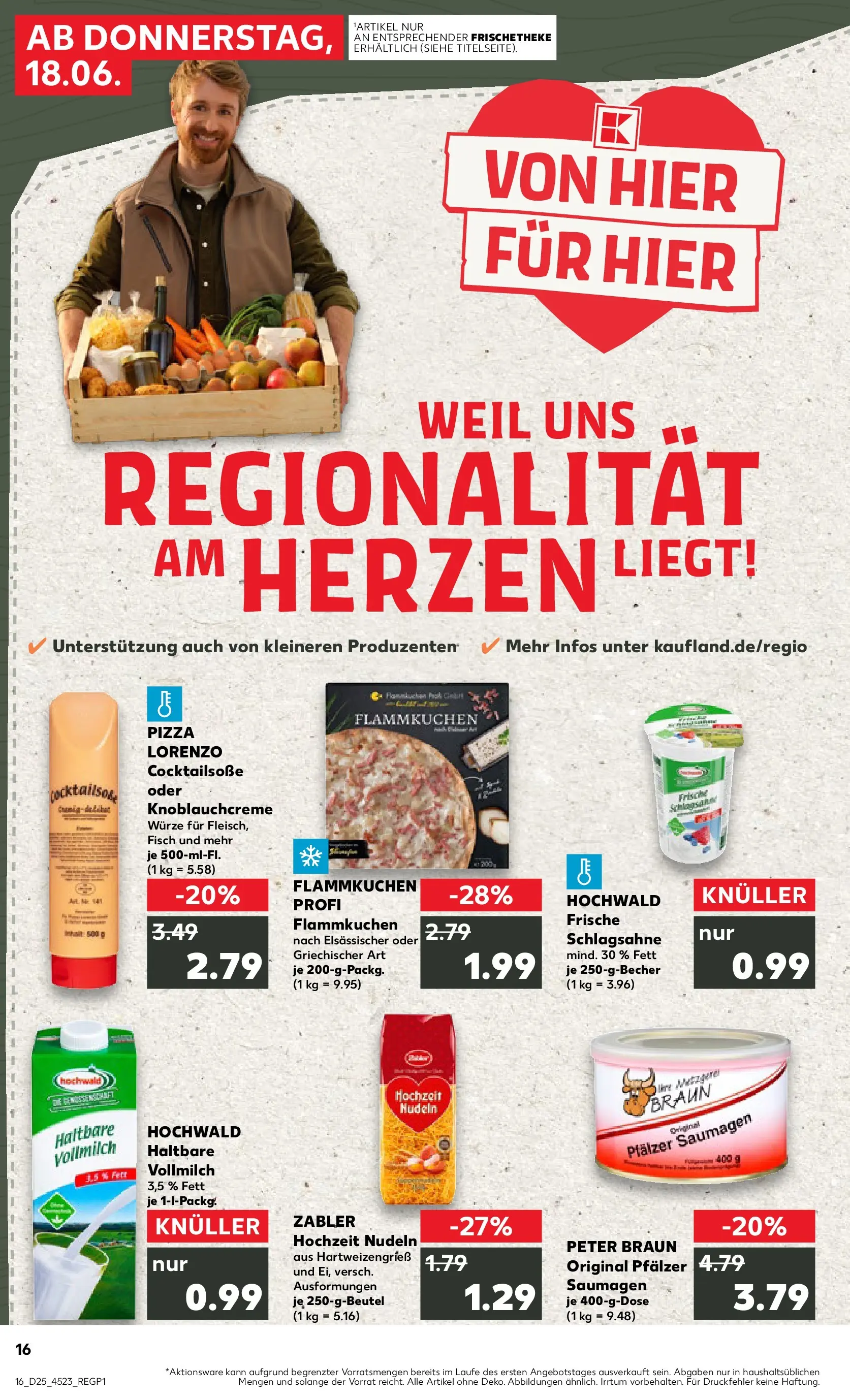 Prospekt Kaufland ab 14.06.2026 ยป Angebote und Werbung Online | Seite: 25 | Produkte: Schlagsahne, Fisch, Pizza, Nudeln Prospekt Kaufland ab 14.06.2026 ยป Angebote Online zum Blรคttern | Seite: 25 | Produkte: Schlagsahne, Fisch, Pizza, Nudeln