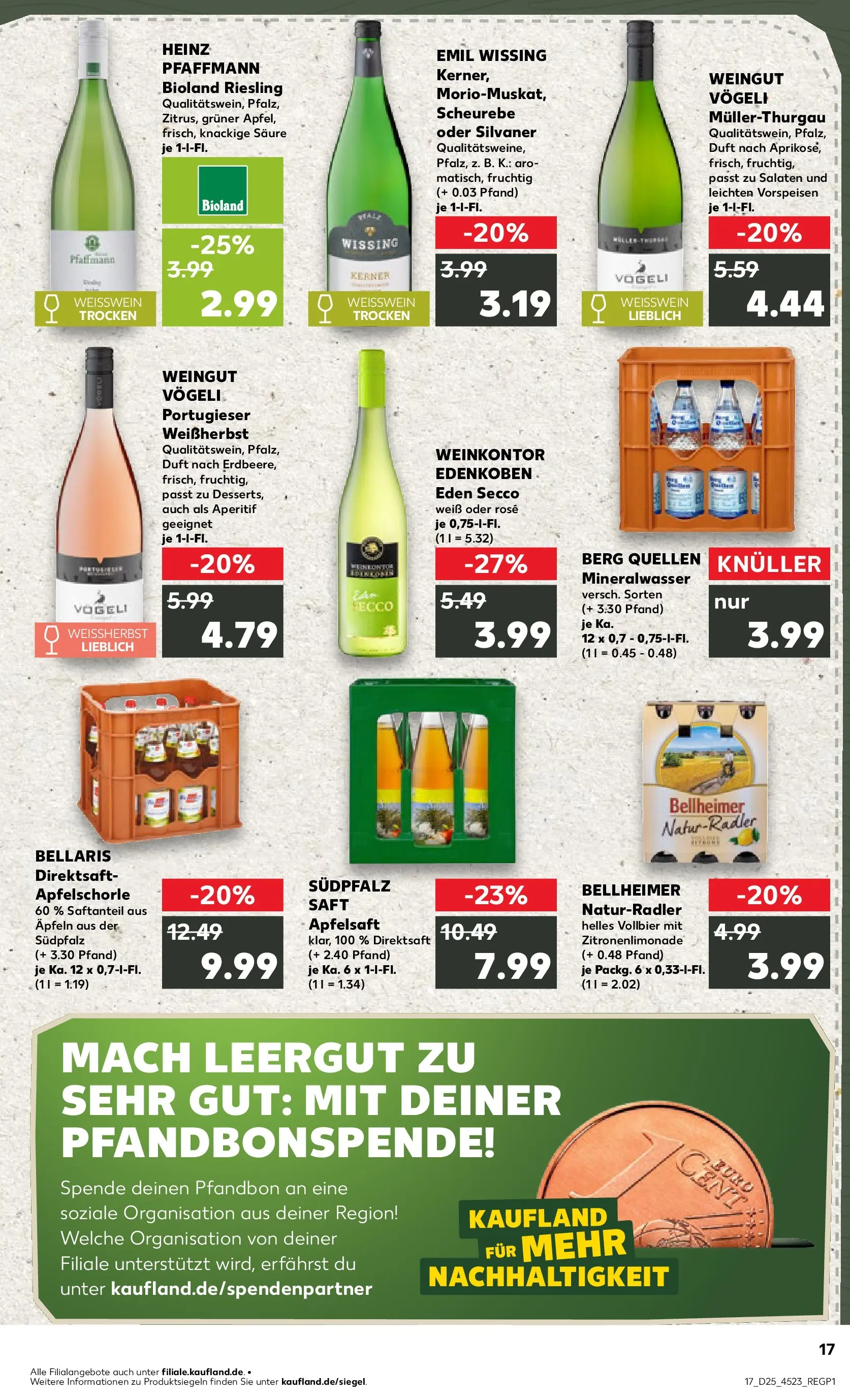 Prospekt Kaufland ab 14.06.2026 ยป Angebote und Werbung Online | Seite: 26 | Produkte: Weiรwein, Mineralwasser, Apple, Saft Prospekt Kaufland ab 14.06.2026 ยป Angebote Online zum Blรคttern | Seite: 26 | Produkte: Weiรwein, Mineralwasser, Apple, Saft