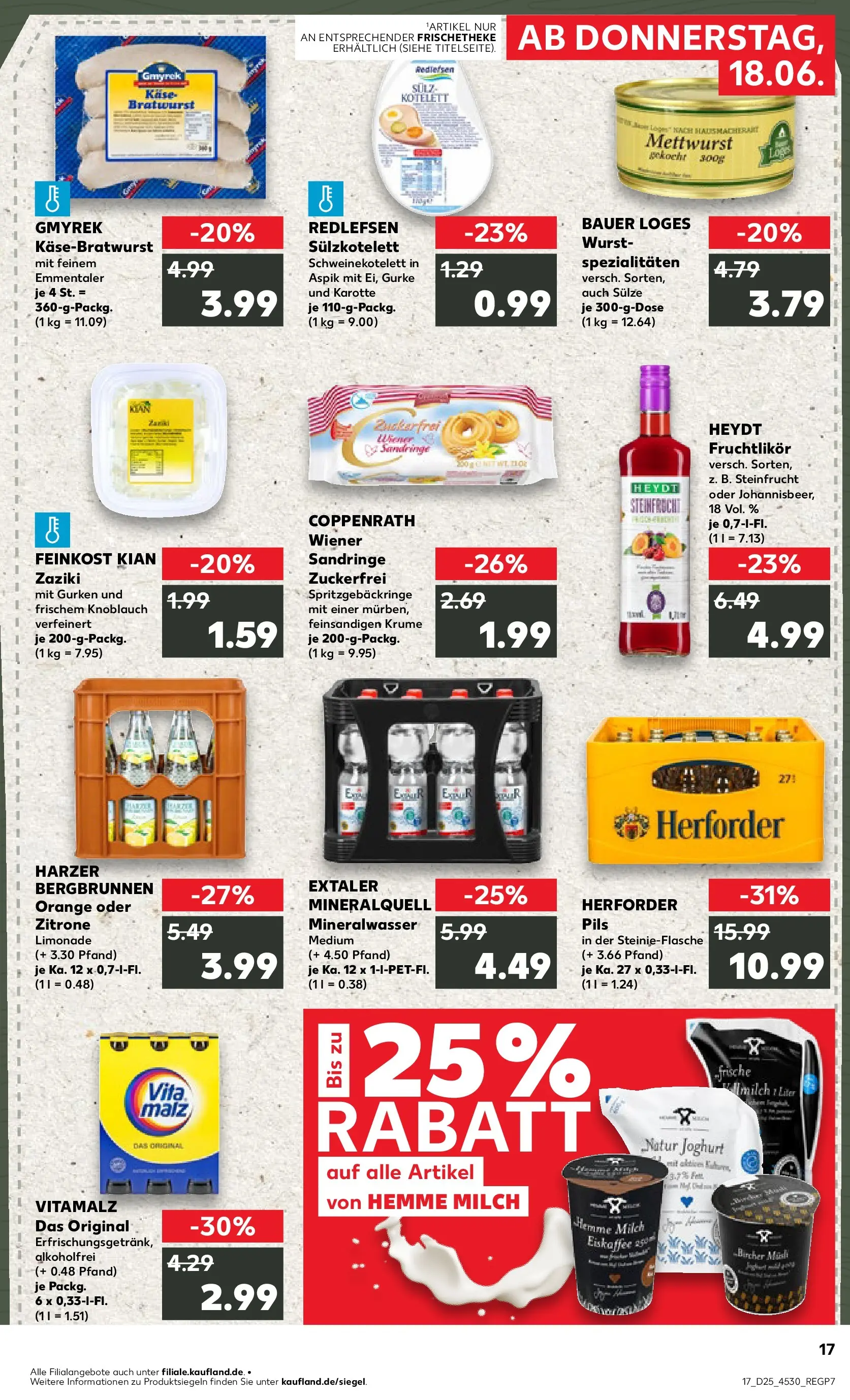 Prospekt Kaufland ab 17.06.2026 » Angebote Online zum Blättern | Seite: 17