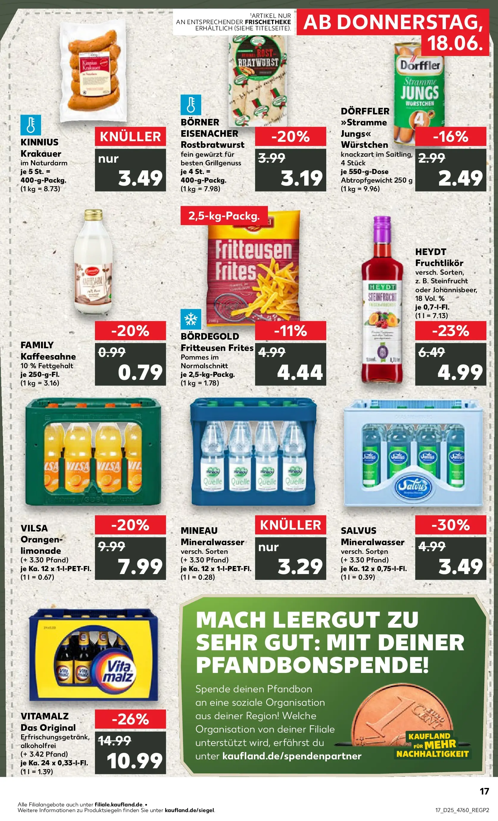 Prospekt Kaufland ab 17.06.2026 » Angebote Online zum Blättern | Seite: 17