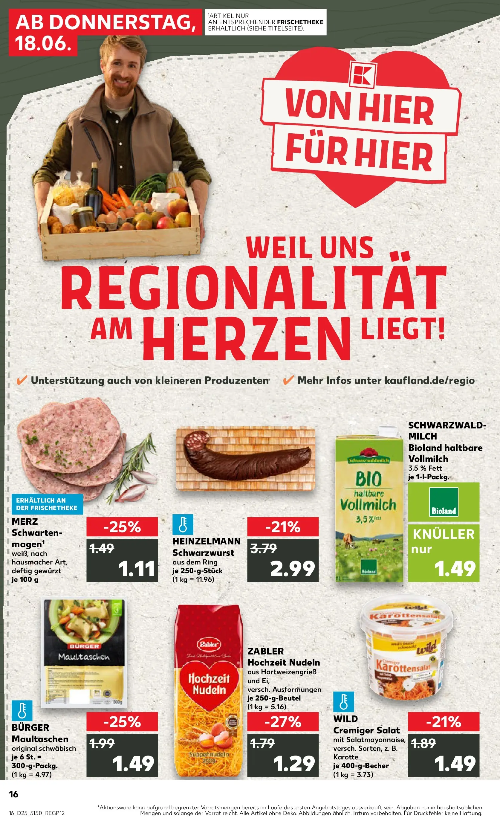 Prospekt Kaufland ab 17.06.2026 » Angebote Online zum Blättern | Seite: 1