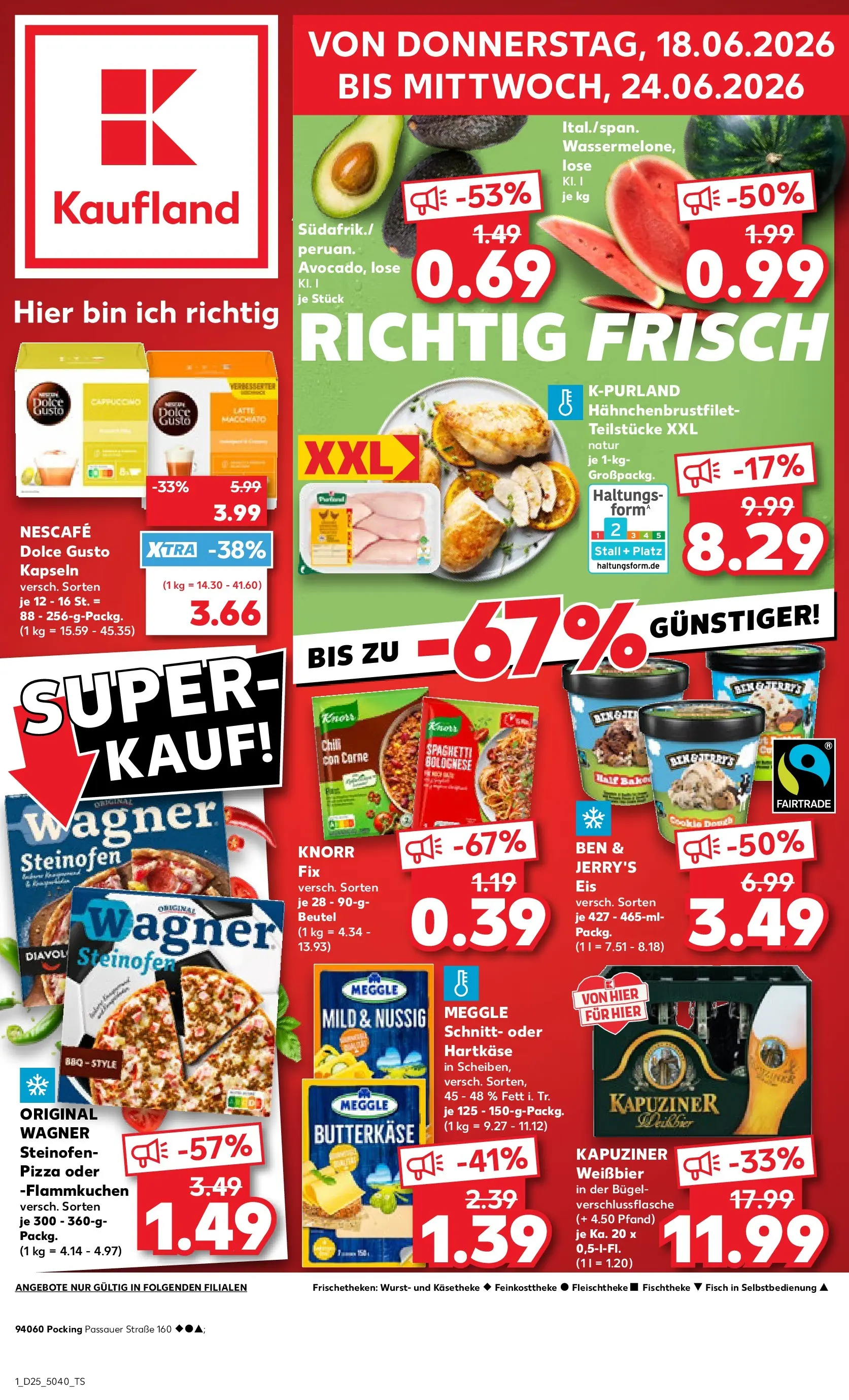 Prospekt Kaufland ab 14.06.2026 ยป Angebote und Werbung Online | Seite: 10 | Produkte: Ben & Jerry's, Chili, Dolce Gusto kapseln, Eis Prospekt Kaufland ab 14.06.2026 ยป Angebote Online zum Blรคttern | Seite: 10 | Produkte: Ben & Jerry's, Chili, Dolce Gusto kapseln, Eis