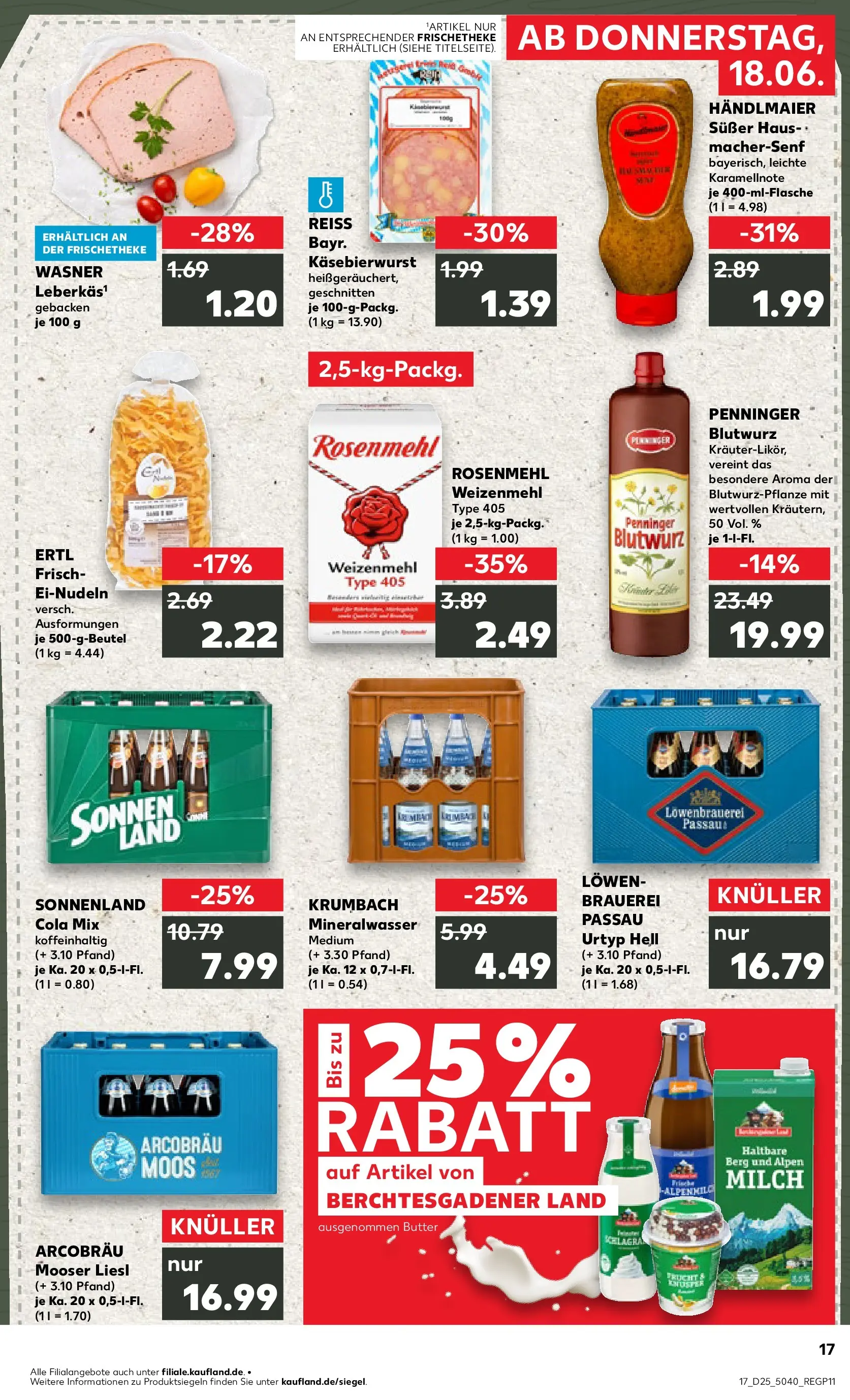 Prospekt Kaufland ab 14.06.2026 ยป Angebote und Werbung Online | Seite: 26 | Produkte: Cola, Milch, Butter, Mineralwasser Prospekt Kaufland ab 14.06.2026 ยป Angebote Online zum Blรคttern | Seite: 26 | Produkte: Cola, Milch, Butter, Mineralwasser