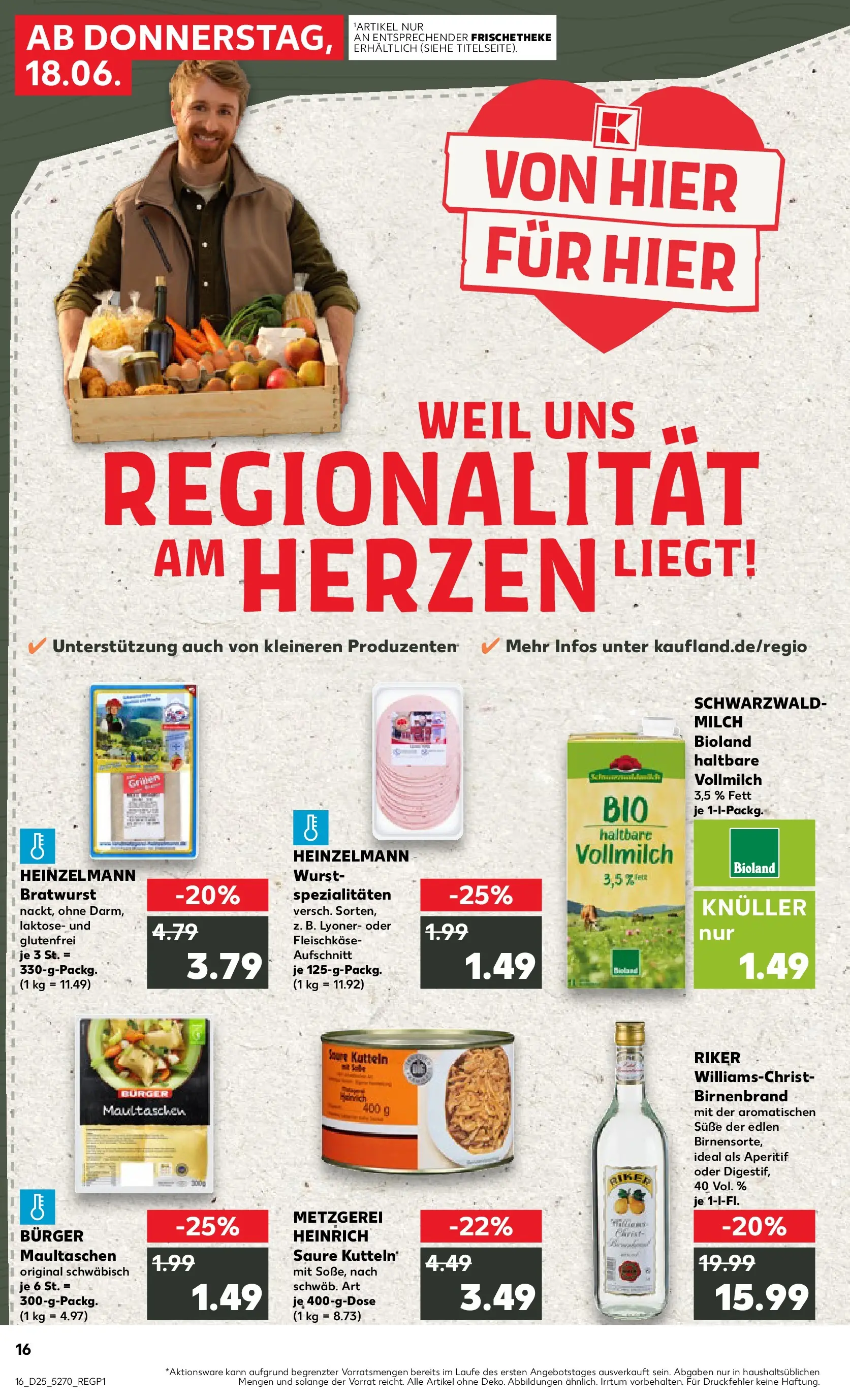 Prospekt Kaufland ab 17.06.2026 » Angebote Online zum Blättern | Seite: 1