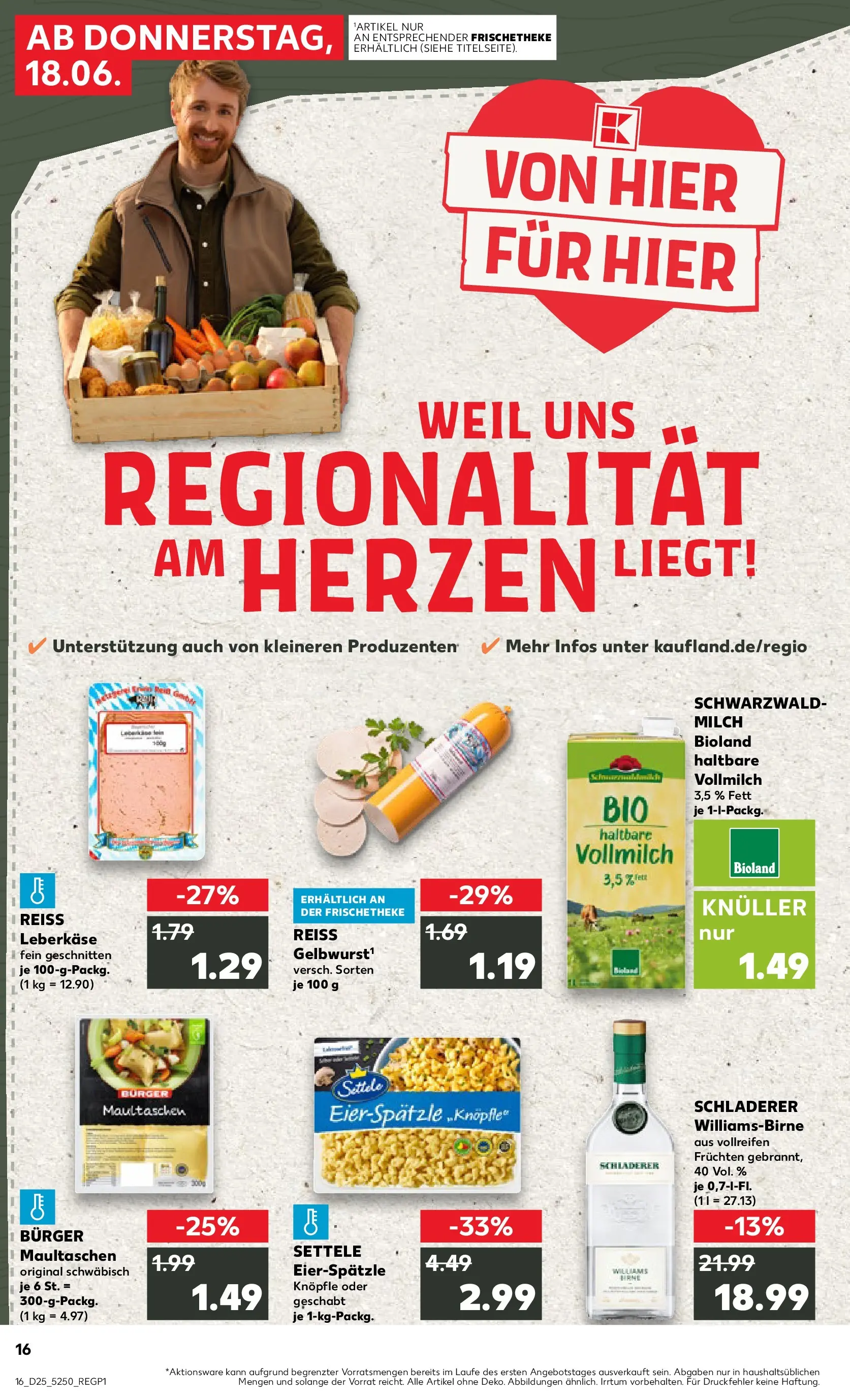 Prospekt Kaufland ab 17.06.2026 » Angebote Online zum Blättern | Seite: 1