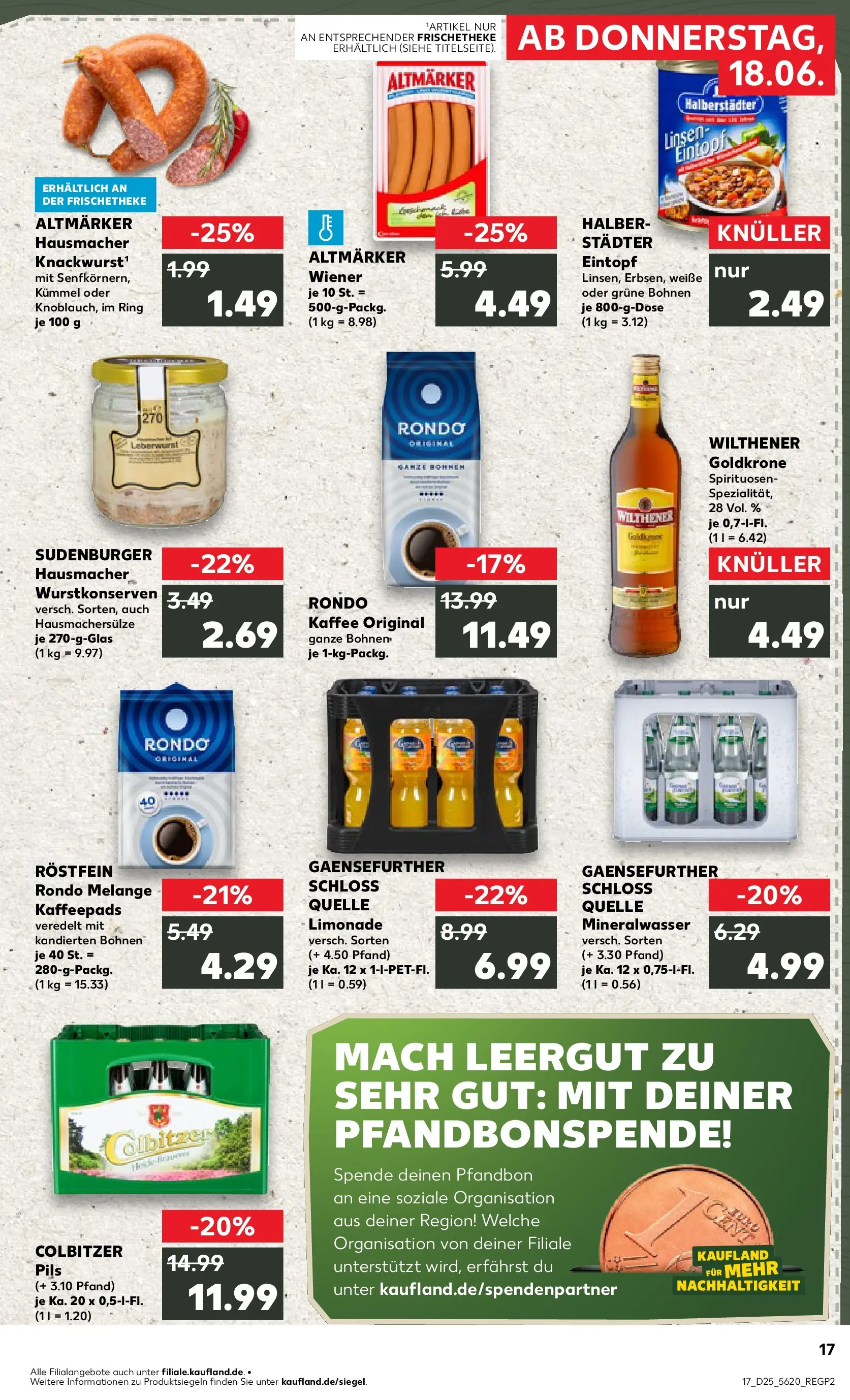 Prospekt Kaufland ab 14.06.2026 ยป Angebote und Werbung Online | Seite: 26 | Produkte: Wilthener, Kaffee, Limonade, Mineralwasser Prospekt Kaufland ab 14.06.2026 ยป Angebote Online zum Blรคttern | Seite: 26 | Produkte: Wilthener, Kaffee, Limonade, Mineralwasser
