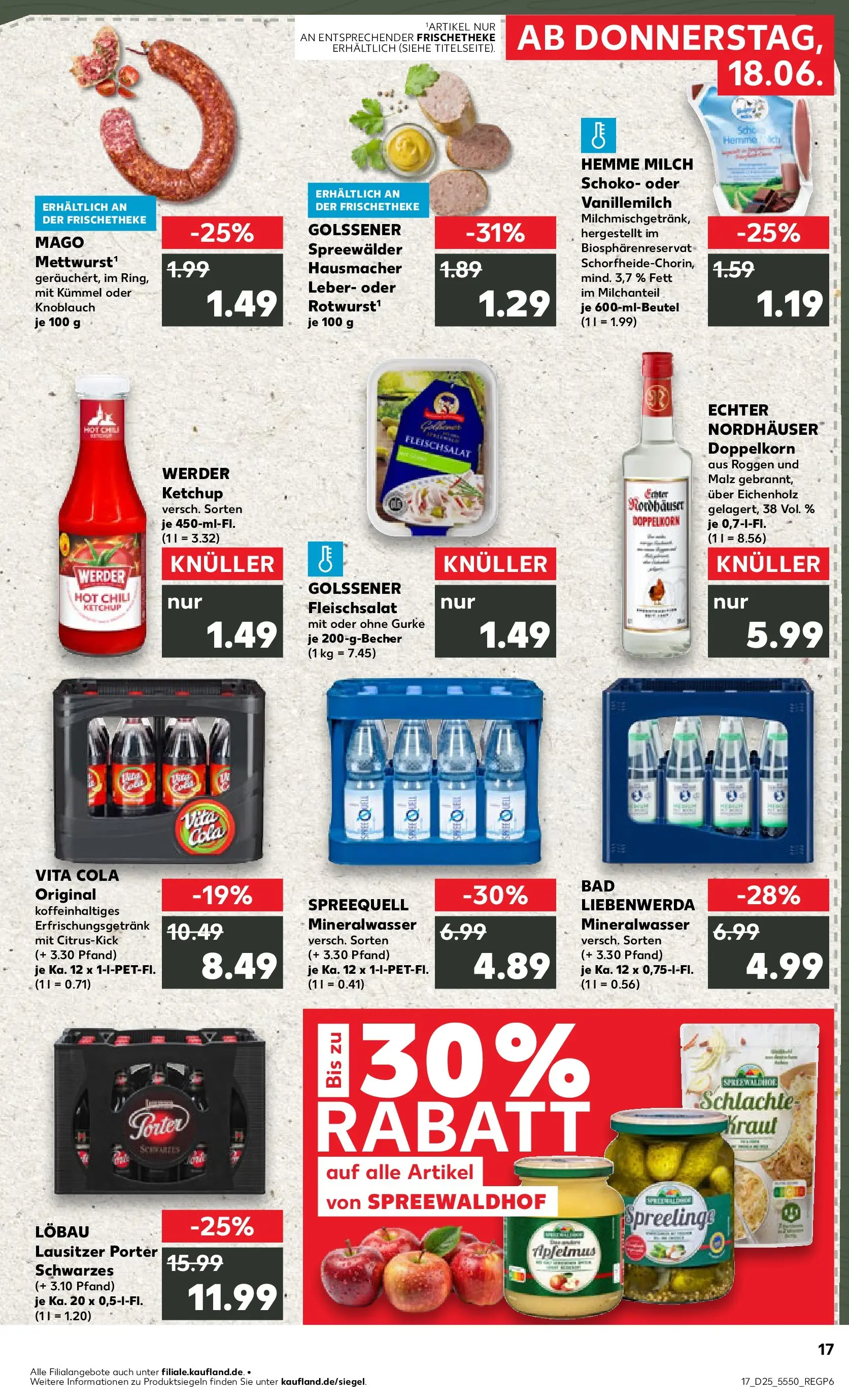 Prospekt Kaufland ab 17.06.2026 » Angebote Online zum Blättern | Seite: 17