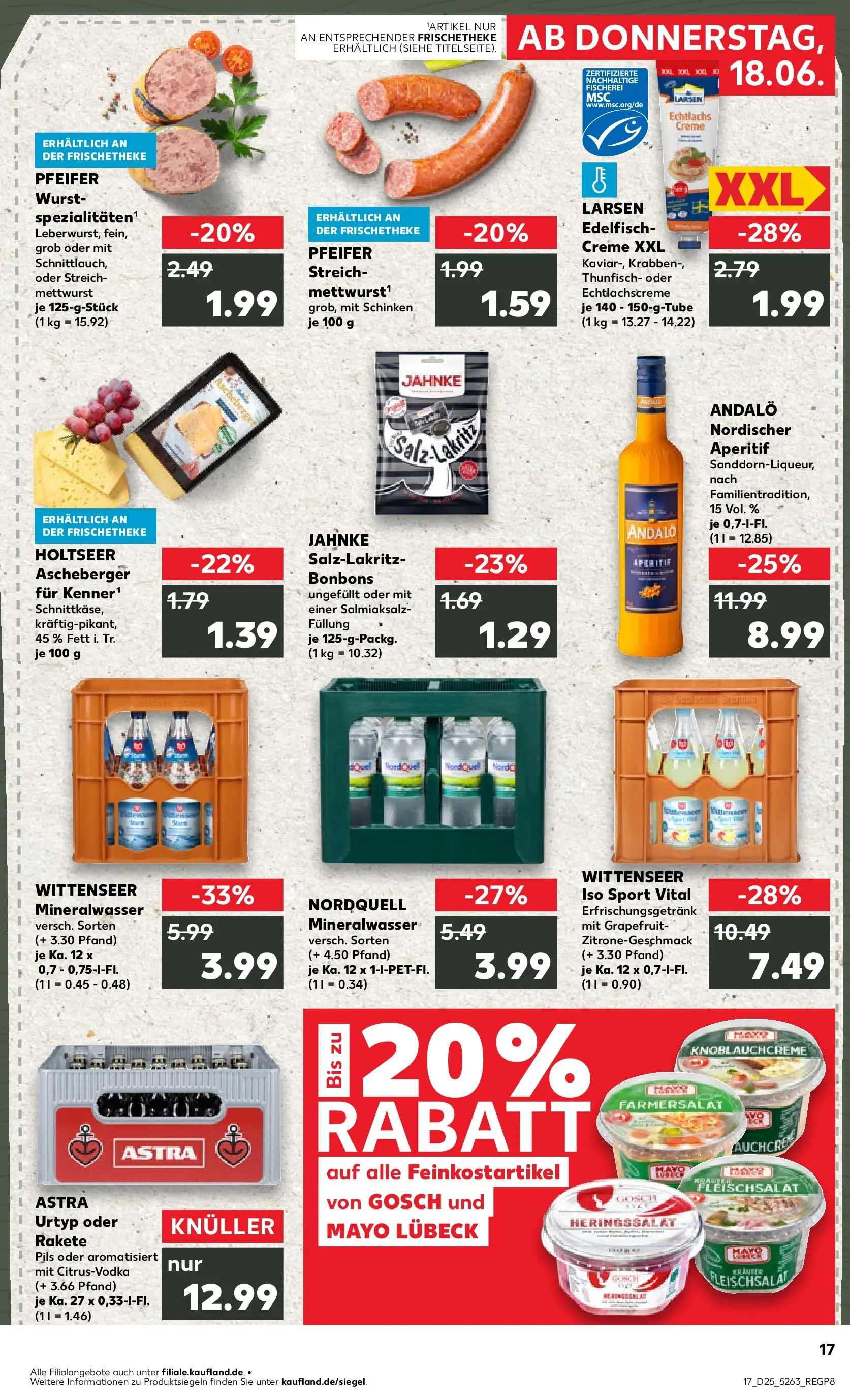 Prospekt Kaufland ab 18.06.2026 » Angebote Online zum Blättern | Seite: 17