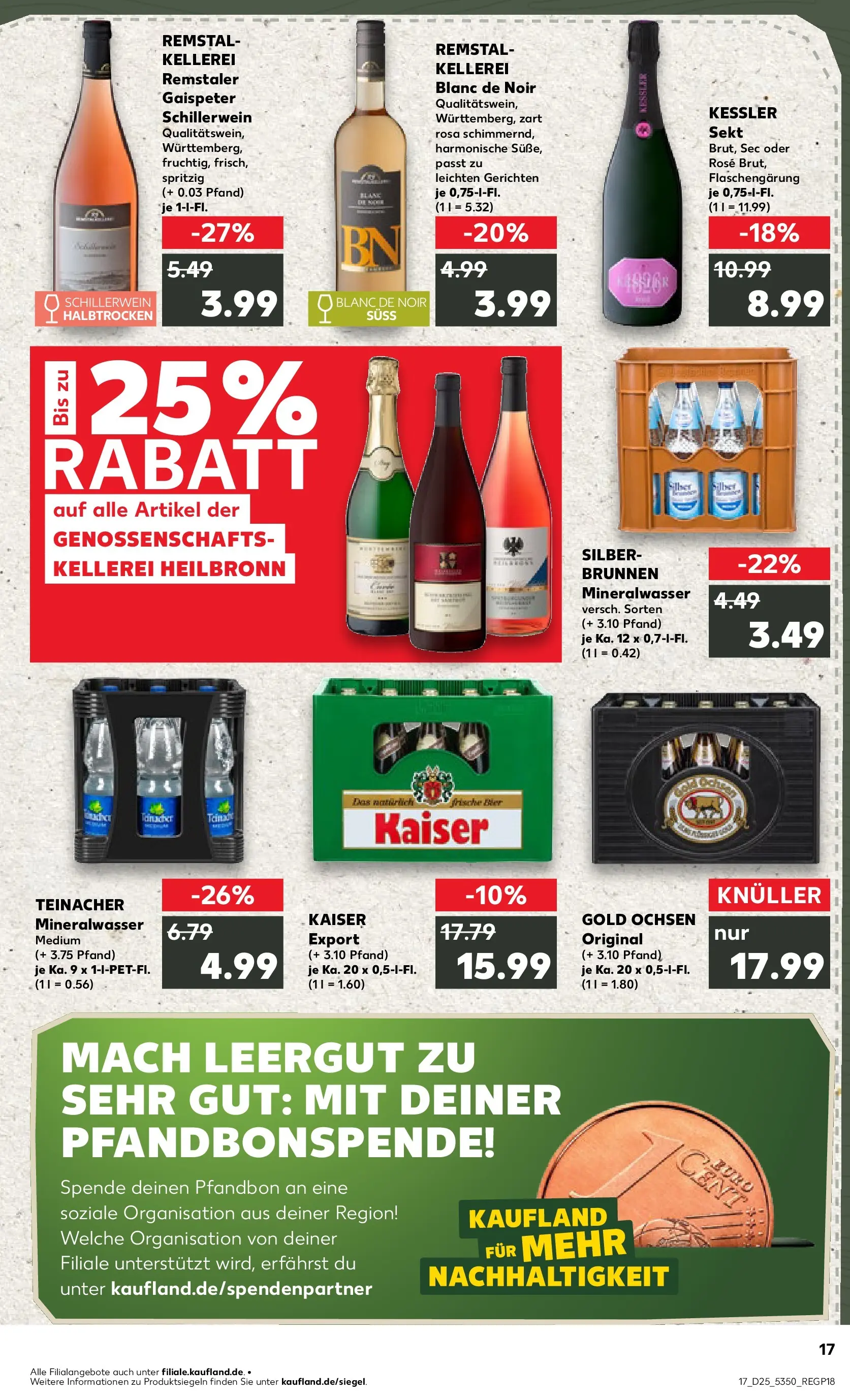 Prospekt Kaufland ab 14.06.2026 ยป Angebote und Werbung Online | Seite: 26 | Produkte: Bier, Sekt, Mineralwasser Prospekt Kaufland ab 14.06.2026 ยป Angebote Online zum Blรคttern | Seite: 26 | Produkte: Bier, Sekt, Mineralwasser
