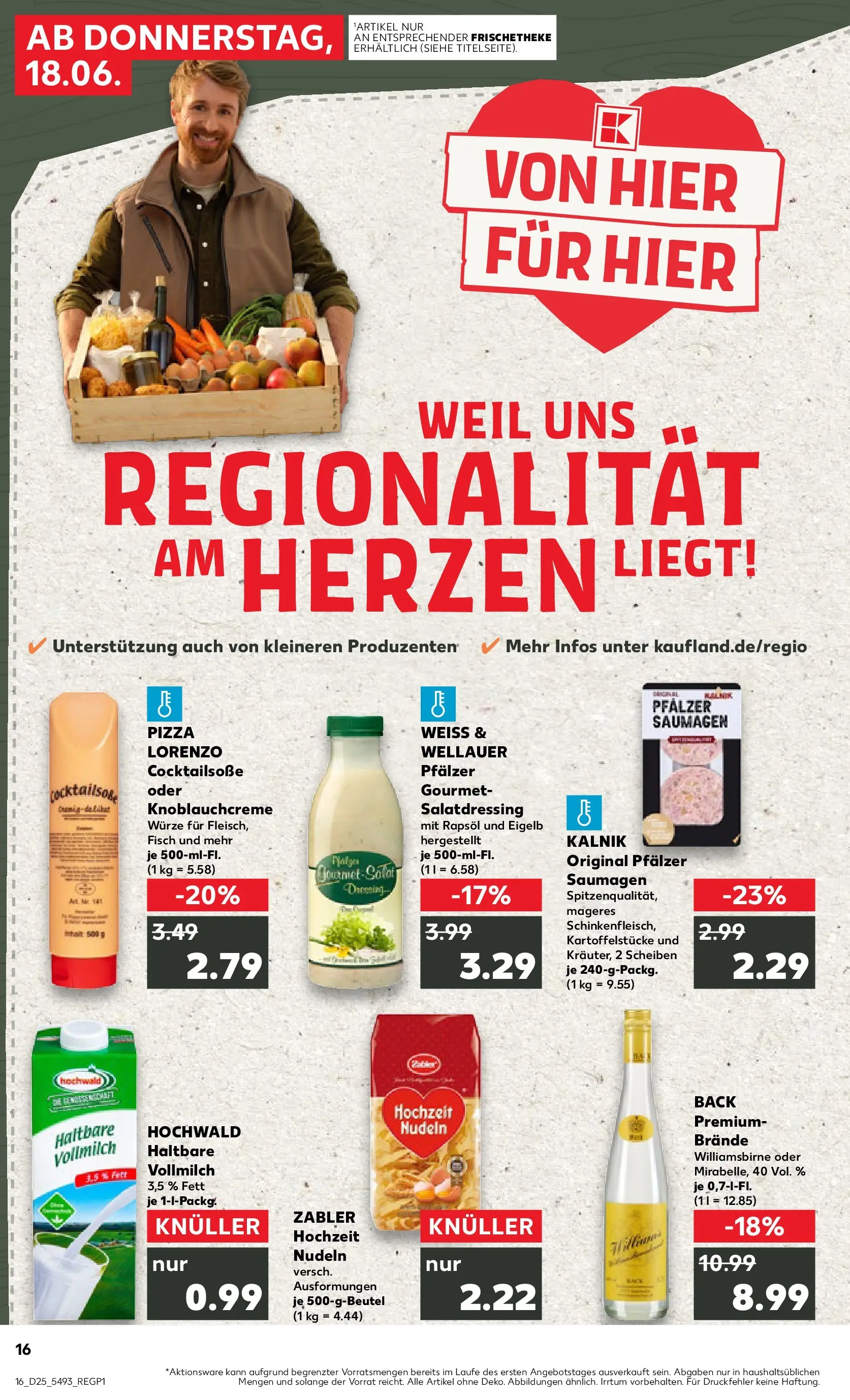 Prospekt Kaufland ab 14.06.2026 ยป Angebote und Werbung Online | Seite: 25 | Produkte: Rapsรถl, Dressing, Fisch, Nudeln Prospekt Kaufland ab 14.06.2026 ยป Angebote Online zum Blรคttern | Seite: 25 | Produkte: Rapsรถl, Dressing, Fisch, Nudeln