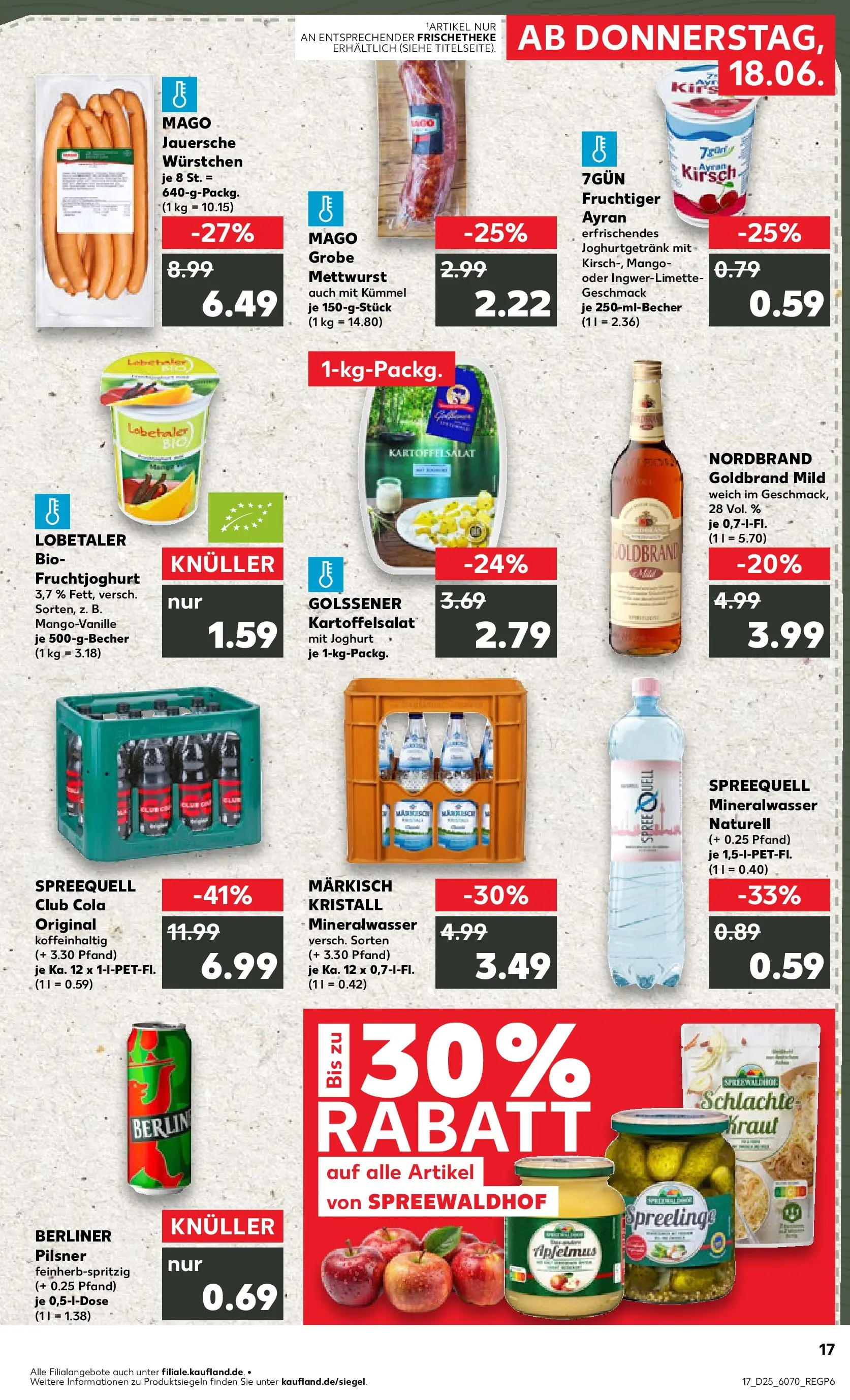 Prospekt Kaufland ab 14.06.2026 ยป Angebote und Werbung Online | Seite: 26 | Produkte: Berliner, Cola, Fruchtjoghurt, Mango Prospekt Kaufland ab 14.06.2026 ยป Angebote Online zum Blรคttern | Seite: 26 | Produkte: Berliner, Cola, Fruchtjoghurt, Mango