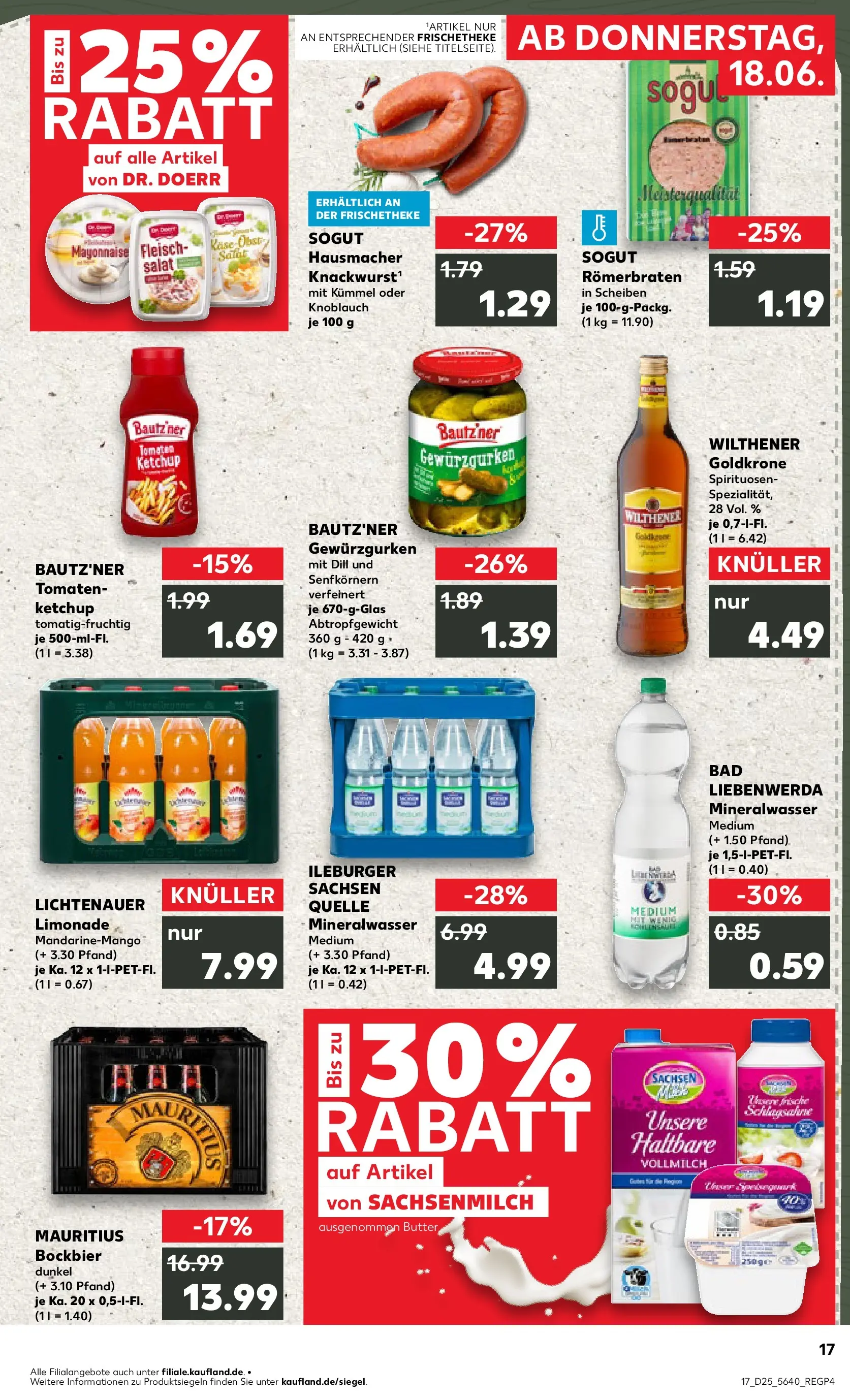 Prospekt Kaufland ab 17.06.2026 » Angebote Online zum Blättern | Seite: 17
