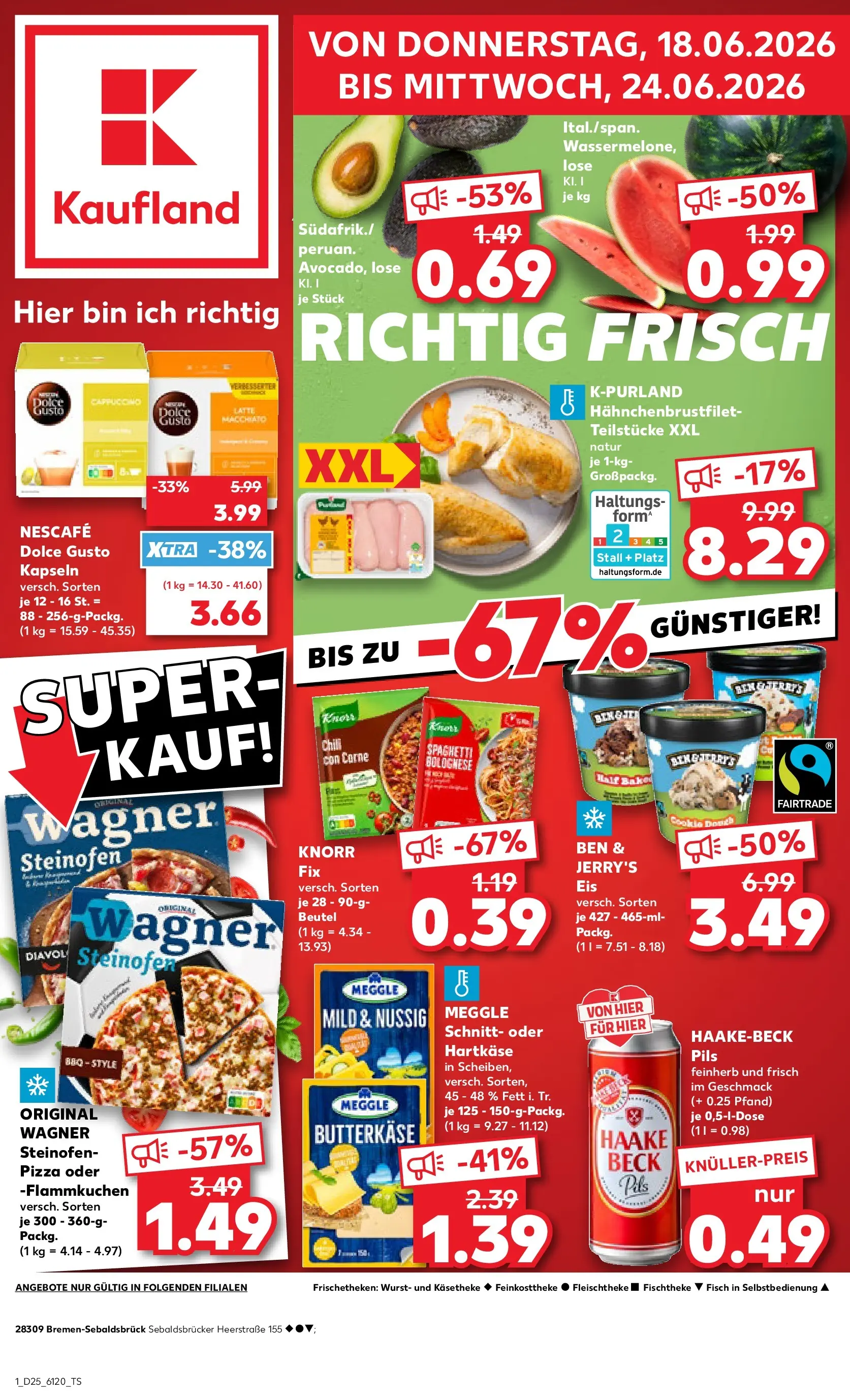 Prospekt Kaufland ab 14.06.2026 ยป Angebote und Werbung Online | Seite: 10 | Produkte: Knorr fix, Wurst, Chili, Dolce Gusto kapseln Prospekt Kaufland ab 14.06.2026 ยป Angebote Online zum Blรคttern | Seite: 10 | Produkte: Knorr fix, Wurst, Chili, Dolce Gusto kapseln