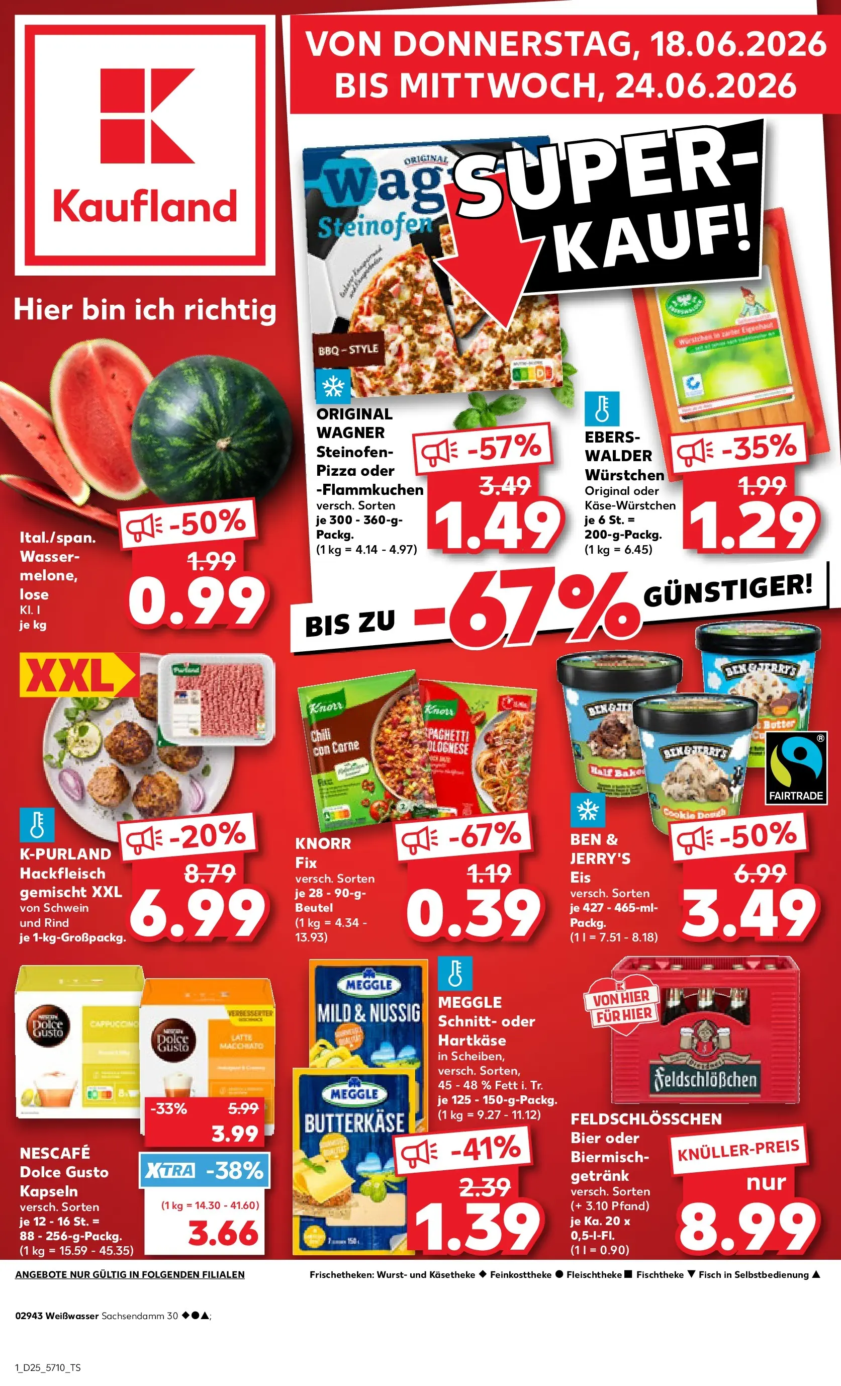 Prospekt Kaufland ab 14.06.2026 ยป Angebote und Werbung Online | Seite: 10 | Produkte: Butter, Knorr, Wasser, Dolce Gusto kapseln Prospekt Kaufland ab 14.06.2026 ยป Angebote Online zum Blรคttern | Seite: 10 | Produkte: Butter, Knorr, Wasser, Dolce Gusto kapseln