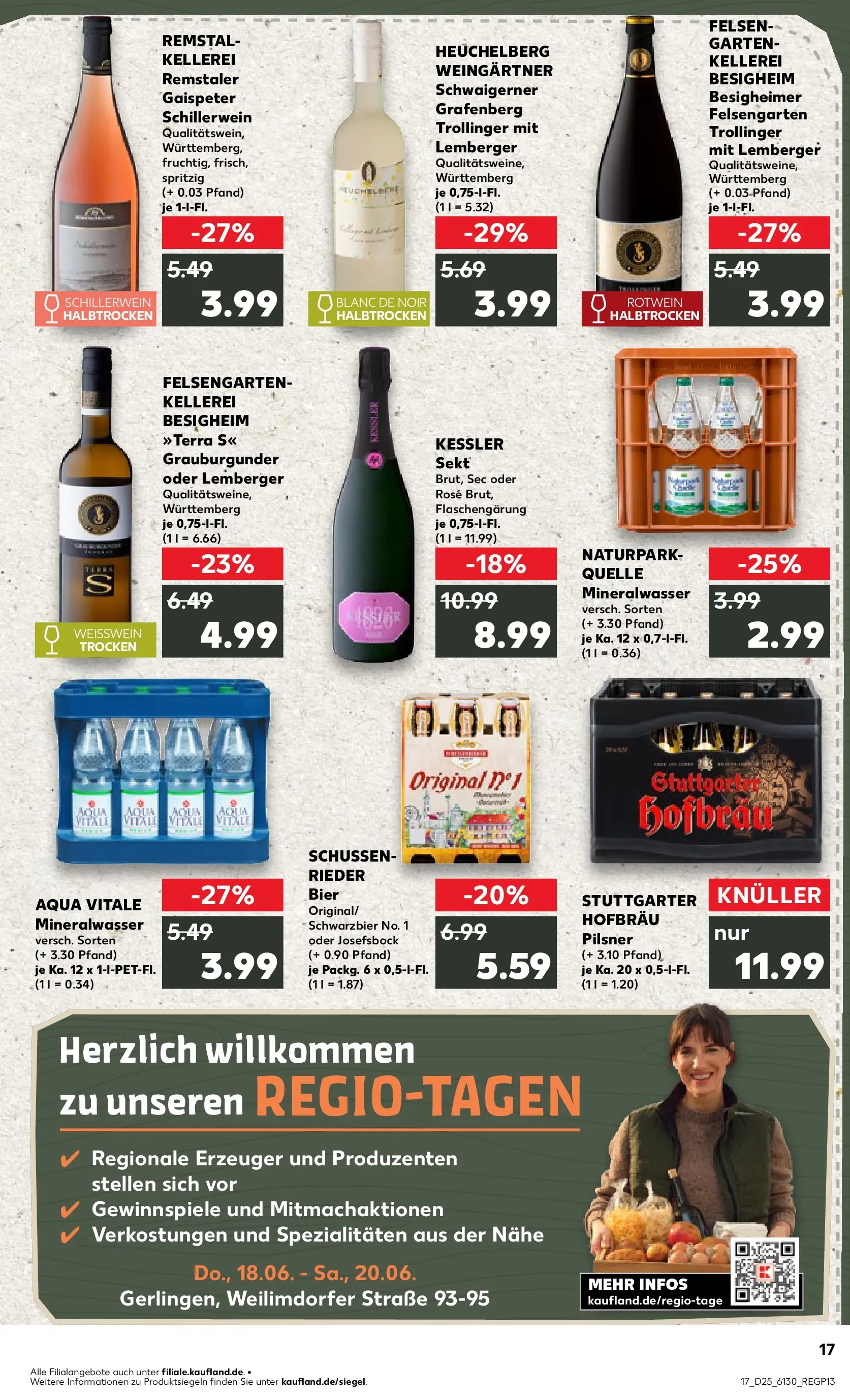 Prospekt Kaufland ab 14.06.2026 ยป Angebote und Werbung Online | Seite: 26 | Produkte: Bier, Rotwein, Sekt, Mineralwasser Prospekt Kaufland ab 14.06.2026 ยป Angebote Online zum Blรคttern | Seite: 26 | Produkte: Bier, Rotwein, Sekt, Mineralwasser