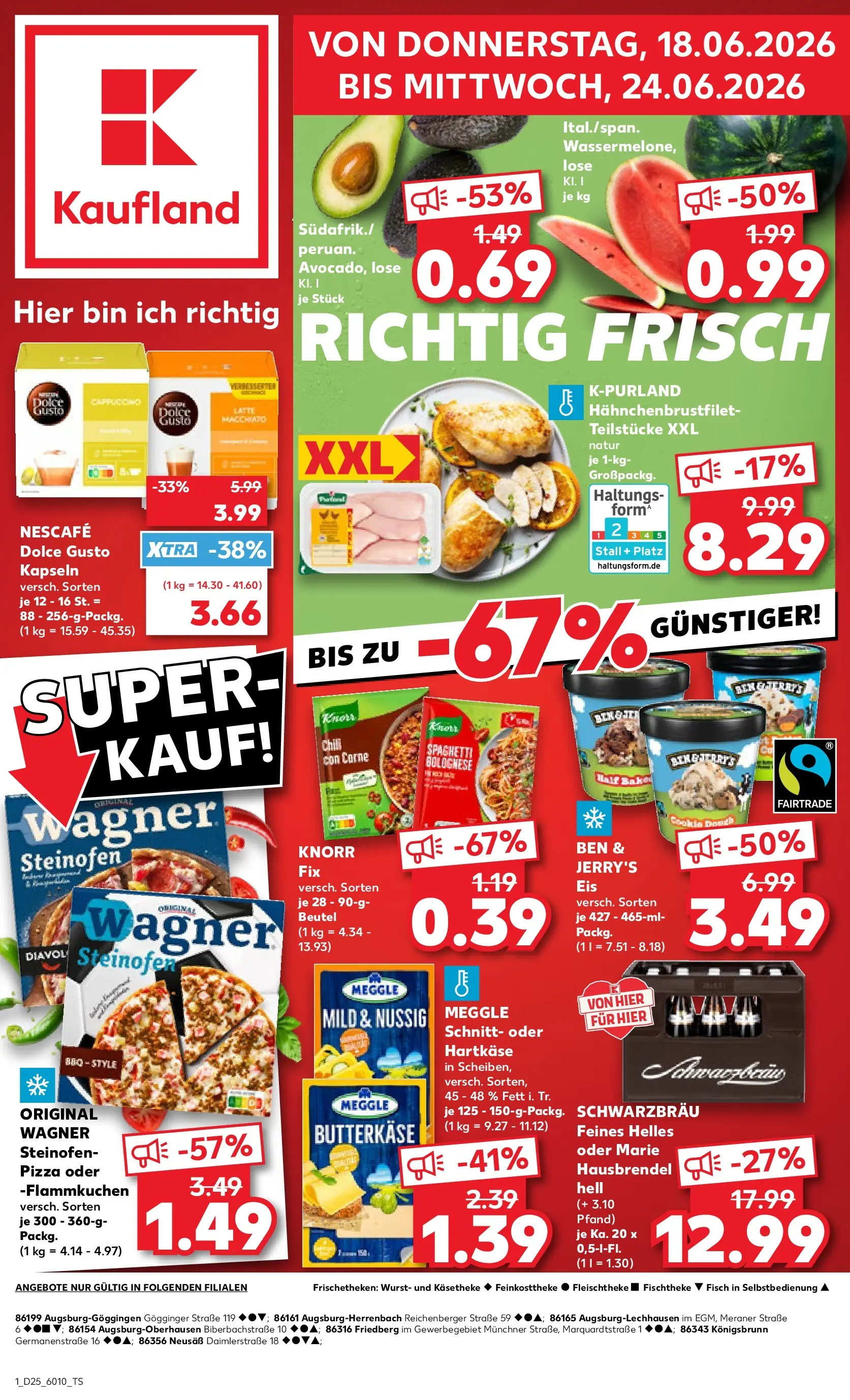 Prospekt Kaufland ab 14.06.2026 ยป Angebote und Werbung Online | Seite: 10 | Produkte: Knorr fix, Butter, Fisch, Wurst Prospekt Kaufland ab 14.06.2026 ยป Angebote Online zum Blรคttern | Seite: 10 | Produkte: Knorr fix, Butter, Fisch, Wurst