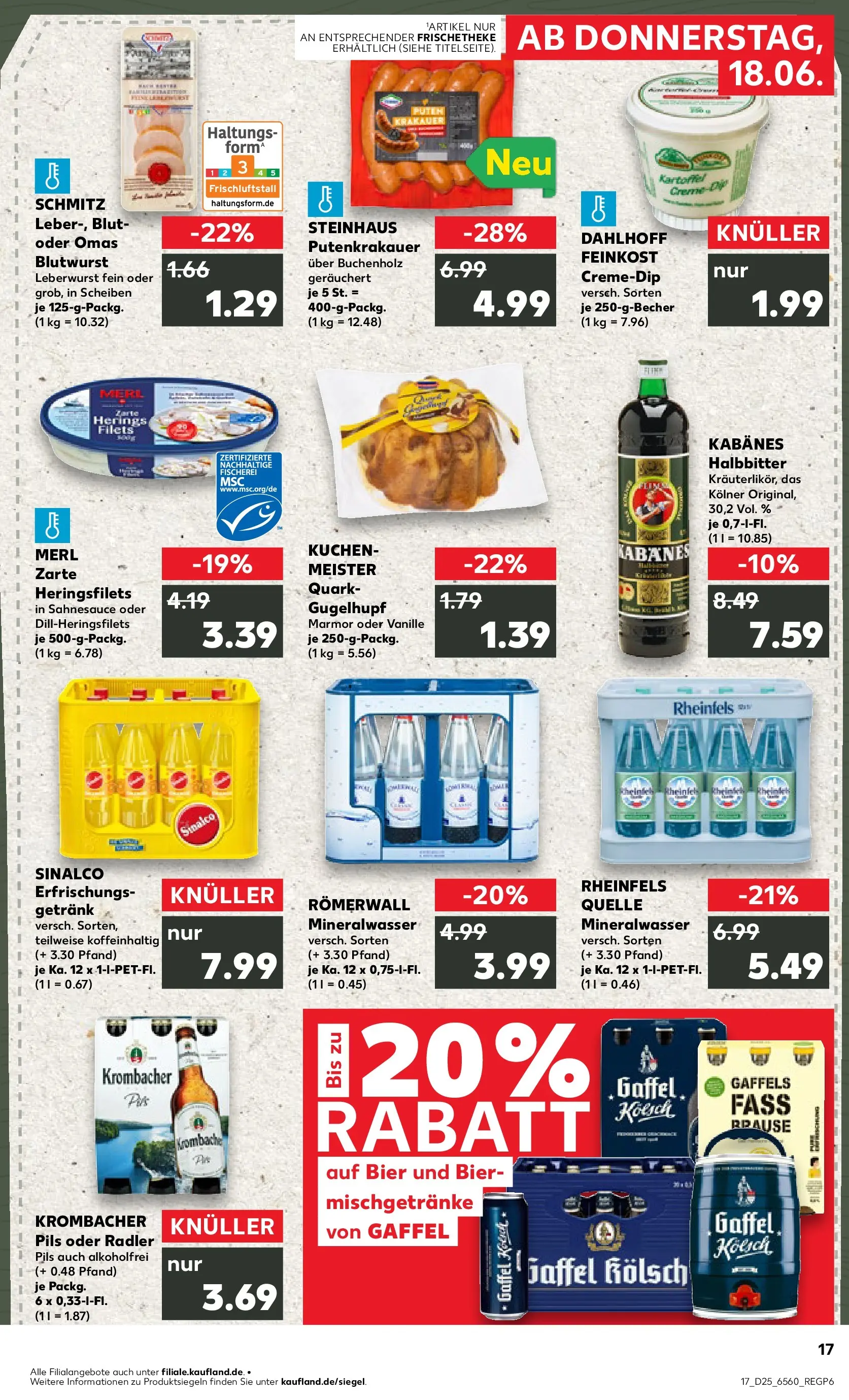 Prospekt Kaufland ab 14.06.2026 ยป Angebote und Werbung Online | Seite: 26 | Produkte: Quark, Radler, Krombacher, Kuchen Prospekt Kaufland ab 14.06.2026 ยป Angebote Online zum Blรคttern | Seite: 26 | Produkte: Quark, Radler, Krombacher, Kuchen