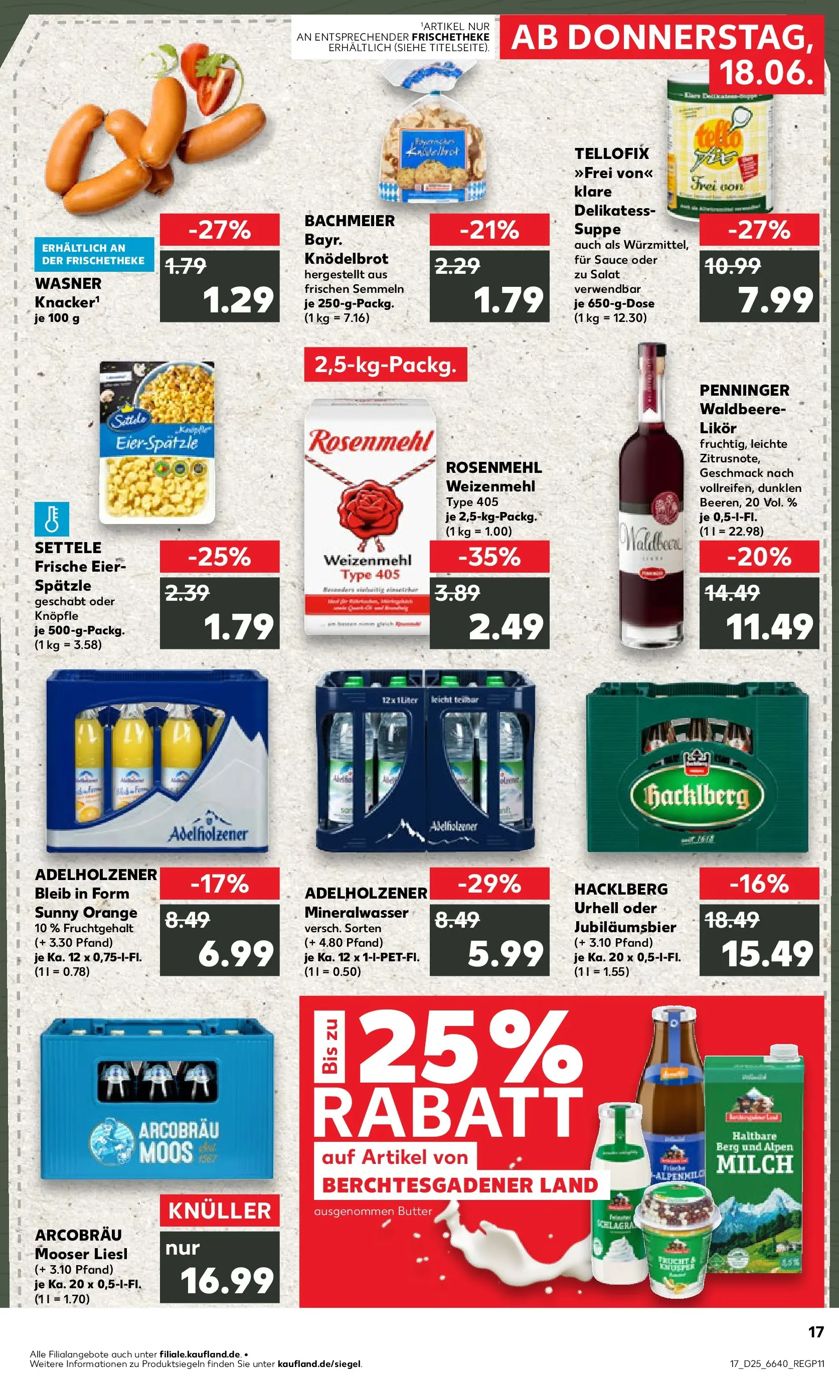 Prospekt Kaufland ab 17.06.2026 » Angebote Online zum Blättern | Seite: 17