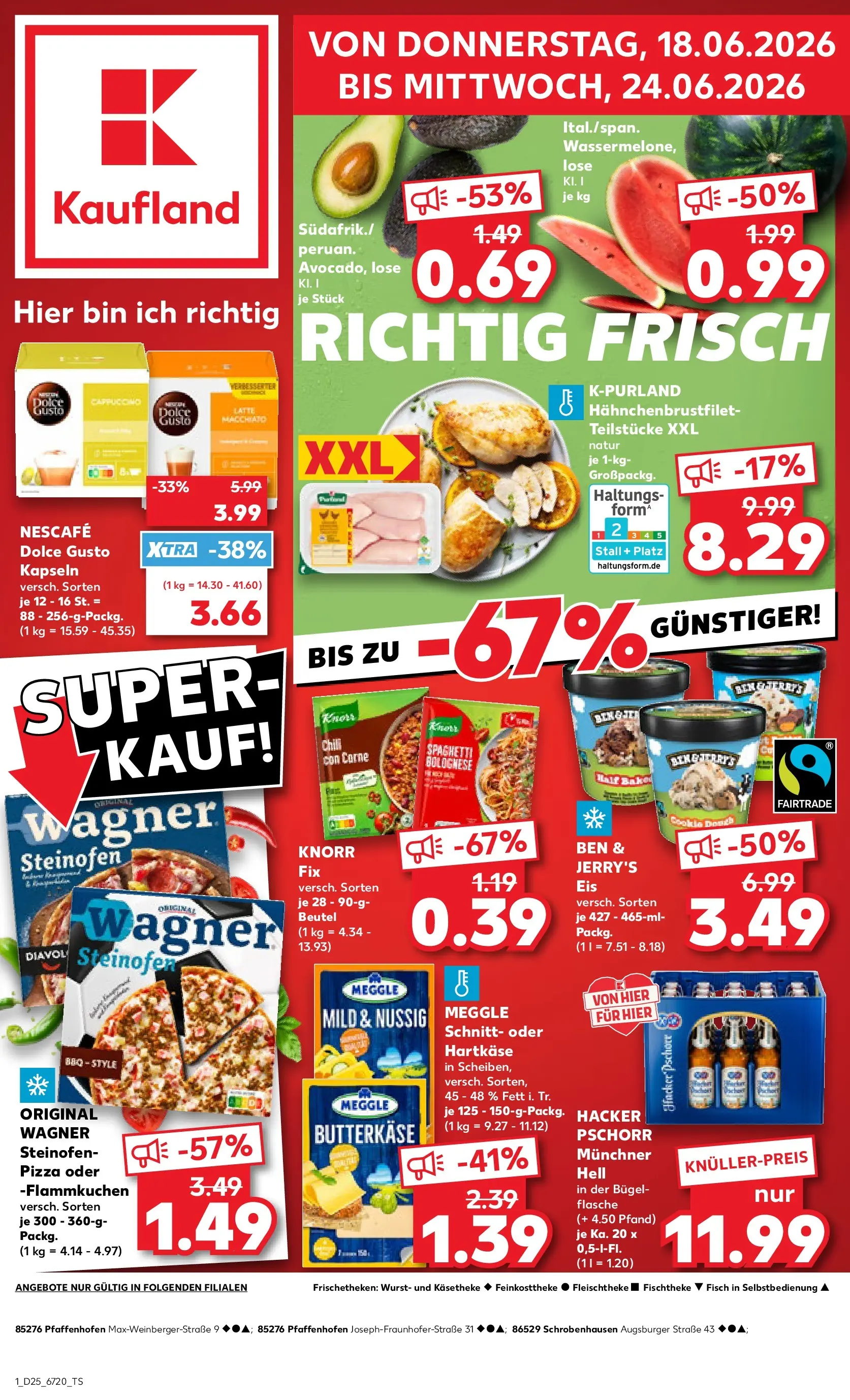Prospekt Kaufland ab 14.06.2026 ยป Angebote und Werbung Online | Seite: 10 | Produkte: Knorr fix, Fisch, Chili, Wassermelone Prospekt Kaufland ab 14.06.2026 ยป Angebote Online zum Blรคttern | Seite: 10 | Produkte: Knorr fix, Fisch, Chili, Wassermelone