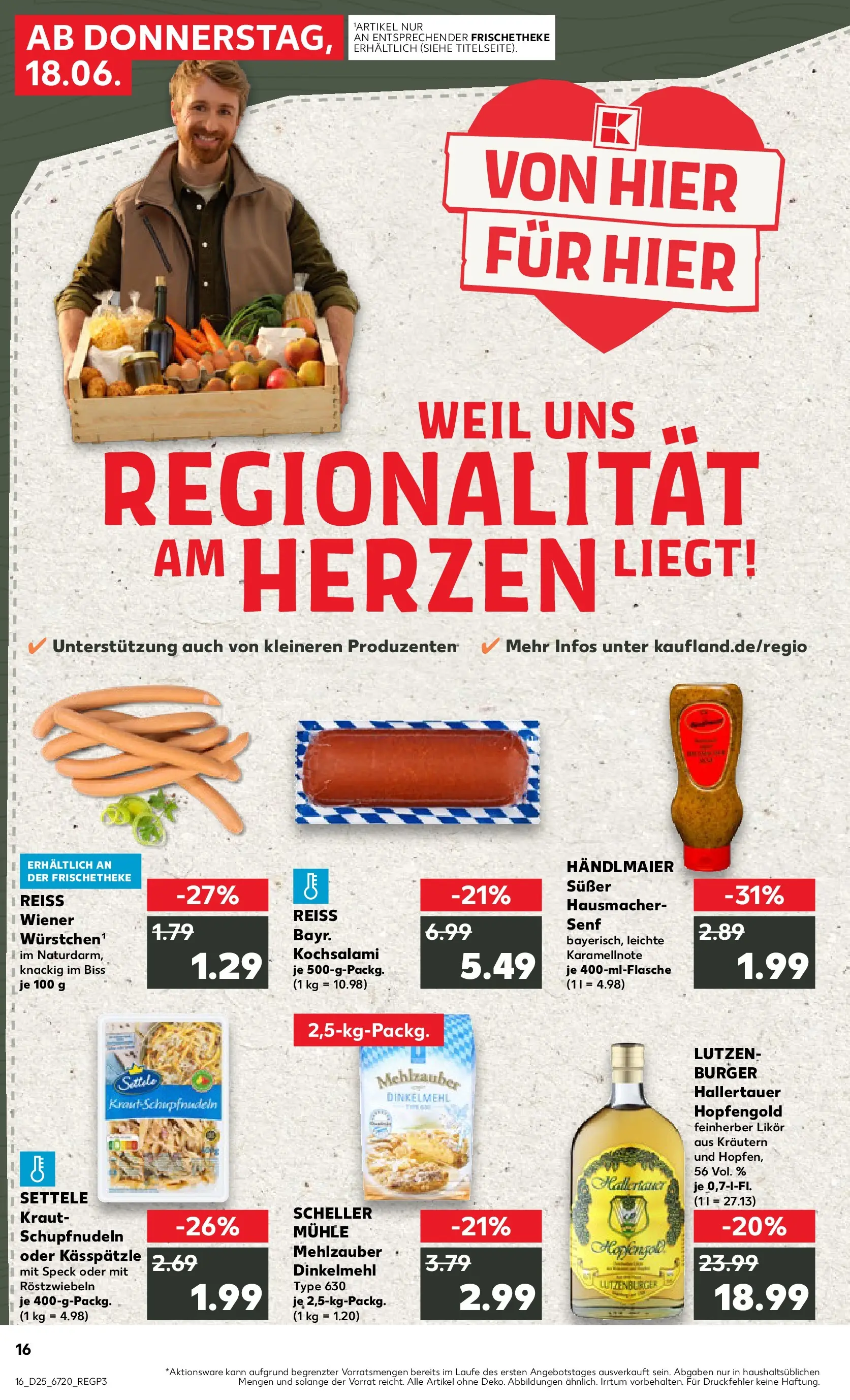 Prospekt Kaufland ab 14.06.2026 ยป Angebote und Werbung Online | Seite: 25 | Produkte: Wiener wurstchen, Likรถr, Pasta, Salami Prospekt Kaufland ab 14.06.2026 ยป Angebote Online zum Blรคttern | Seite: 25 | Produkte: Wiener wurstchen, Likรถr, Pasta, Salami