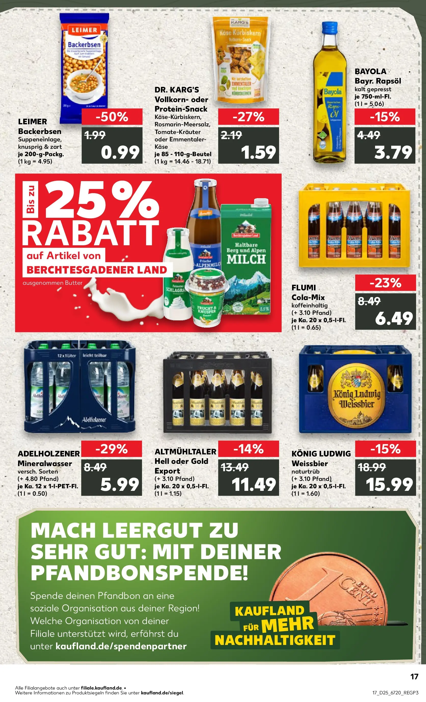 Prospekt Kaufland ab 14.06.2026 ยป Angebote und Werbung Online | Seite: 26 | Produkte: Cola, Butter, Weiรbier, Mineralwasser Prospekt Kaufland ab 14.06.2026 ยป Angebote Online zum Blรคttern | Seite: 26 | Produkte: Cola, Butter, Weiรbier, Mineralwasser