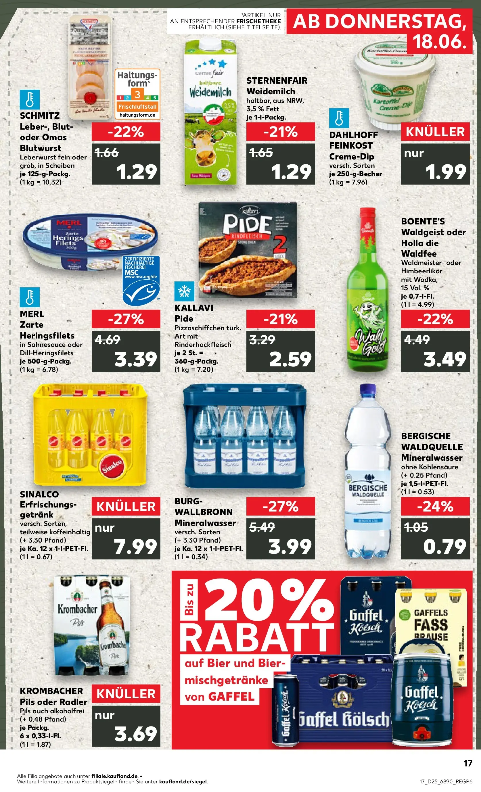 Prospekt Kaufland ab 14.06.2026 » Angebote Online zum Blättern | Seite: 26 | Produkte: Pils, Radler, Krombacher, Rindfleisch