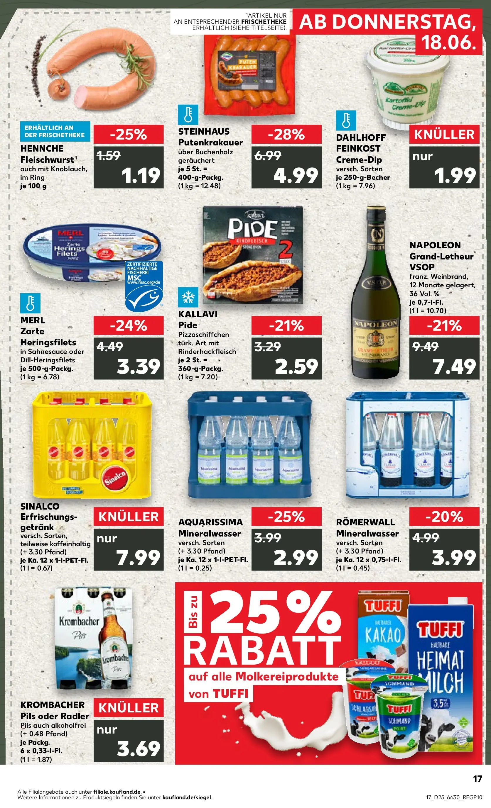 Prospekt Kaufland ab 14.06.2026 ยป Angebote und Werbung Online | Seite: 26 | Produkte: Sinalco, Milch, Pils, Mineralwasser Prospekt Kaufland ab 14.06.2026 ยป Angebote Online zum Blรคttern | Seite: 26 | Produkte: Sinalco, Milch, Pils, Mineralwasser