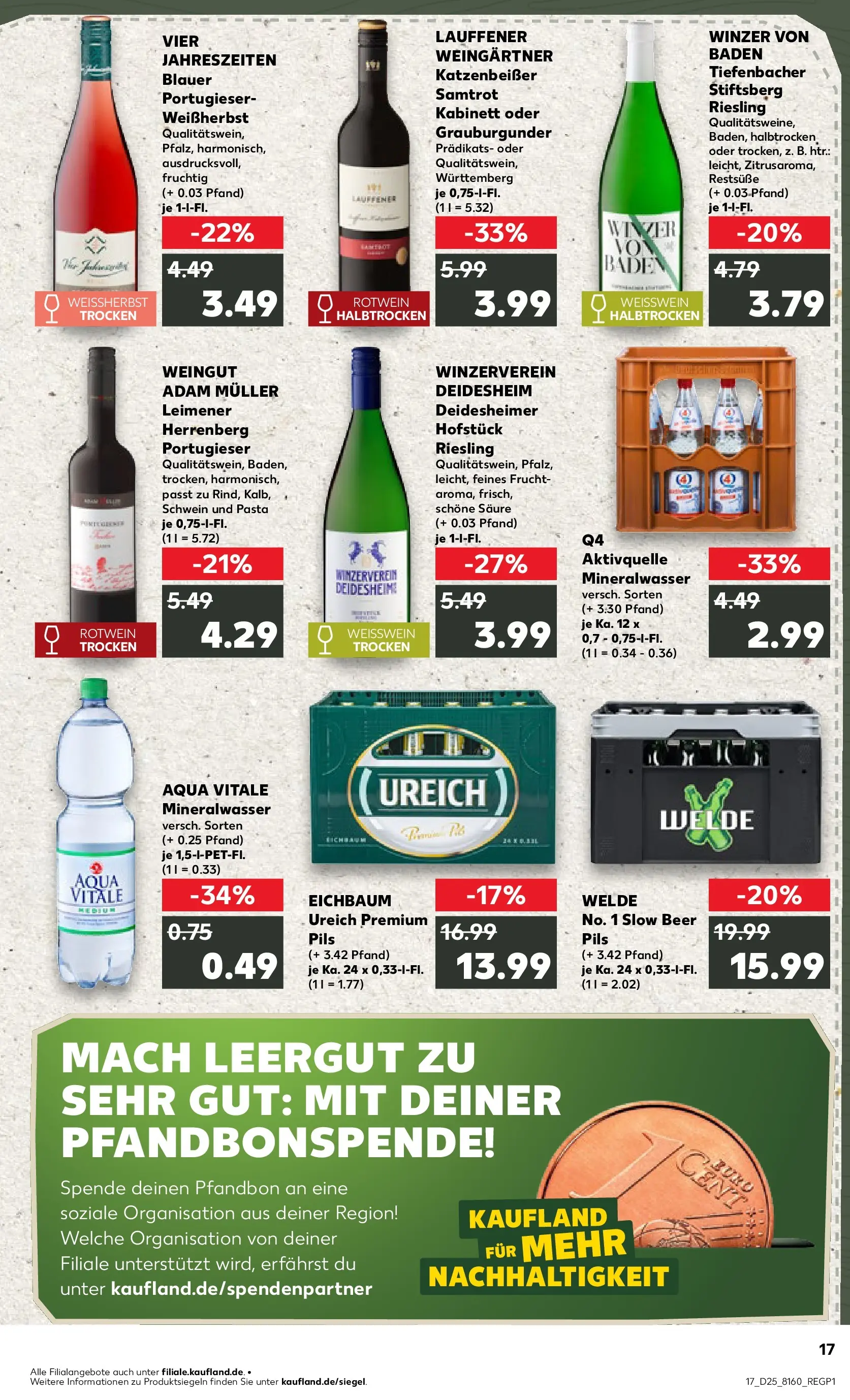 Prospekt Kaufland ab 14.06.2026 ยป Angebote und Werbung Online | Seite: 26 | Produkte: Weiรwein, Rotwein, Weiรwein halbtrocken, Pils Prospekt Kaufland ab 14.06.2026 ยป Angebote Online zum Blรคttern | Seite: 26 | Produkte: Weiรwein, Rotwein, Weiรwein halbtrocken, Pils