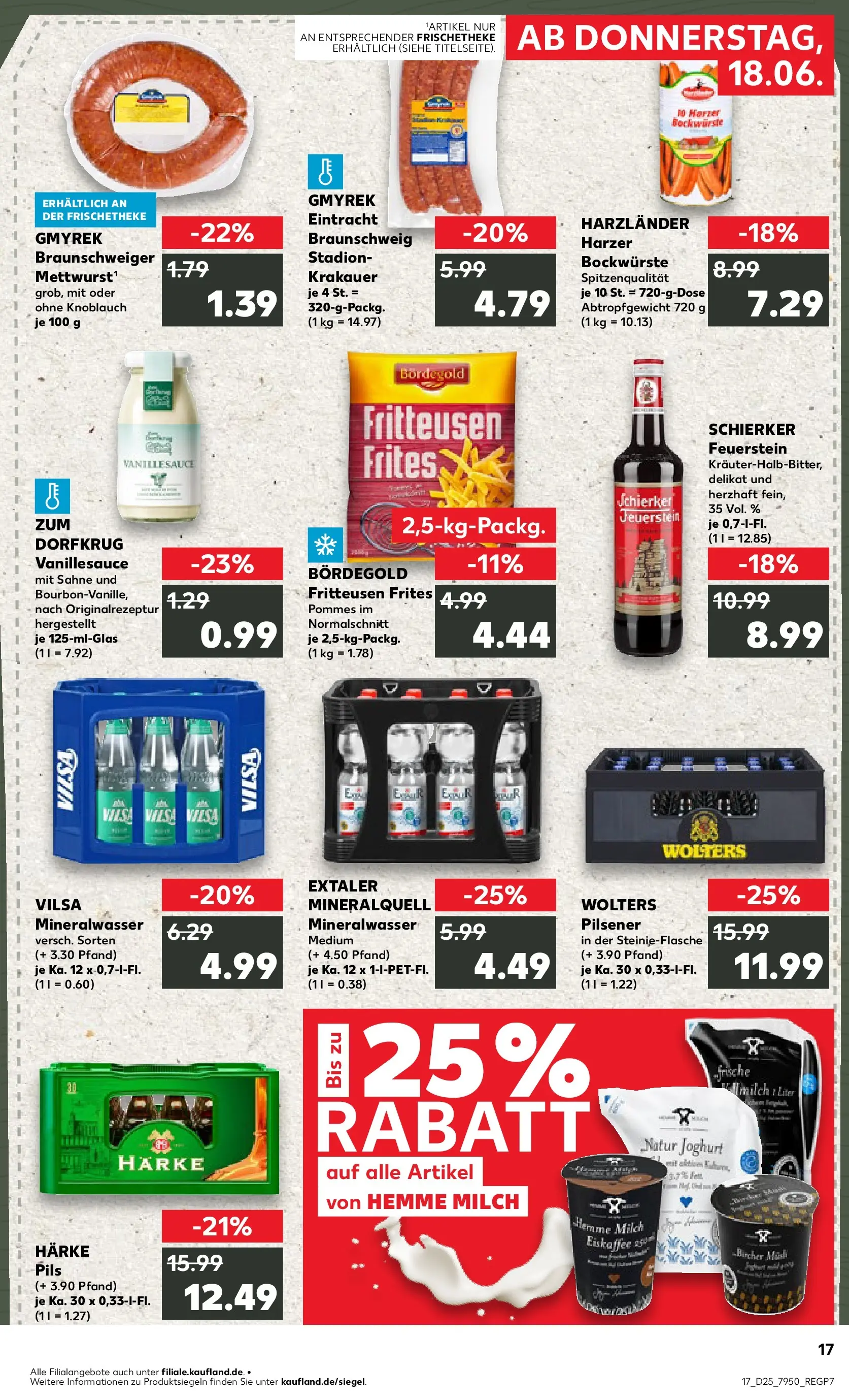 Prospekt Kaufland ab 14.06.2026 ยป Angebote und Werbung Online | Seite: 26 | Produkte: Musli, Milch, Pommes, Mineralwasser Prospekt Kaufland ab 14.06.2026 ยป Angebote Online zum Blรคttern | Seite: 26 | Produkte: Musli, Milch, Pommes, Mineralwasser