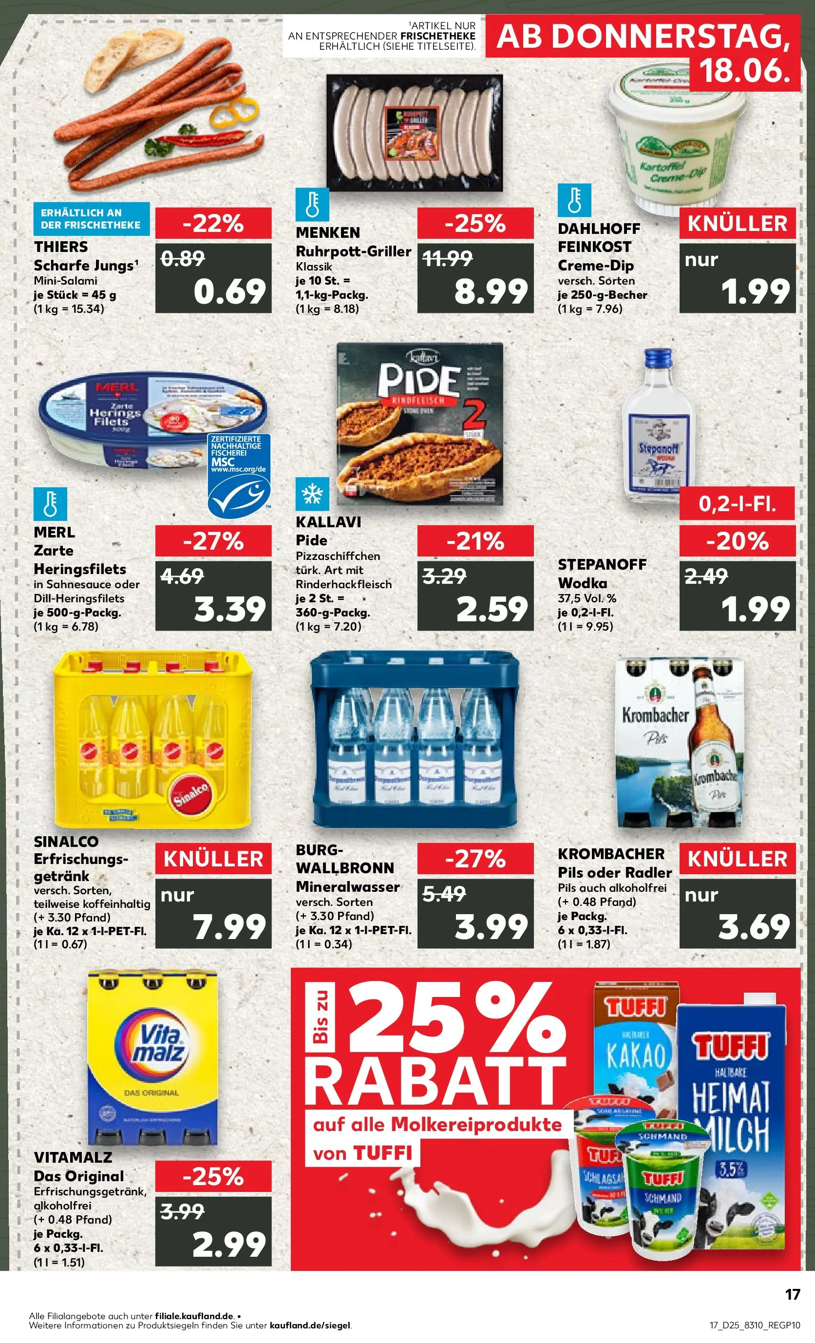 Prospekt Kaufland ab 14.06.2026 ยป Angebote und Werbung Online | Seite: 26 | Produkte: Sinalco, Pils, Mineralwasser, Radler Prospekt Kaufland ab 14.06.2026 ยป Angebote Online zum Blรคttern | Seite: 26 | Produkte: Sinalco, Pils, Mineralwasser, Radler