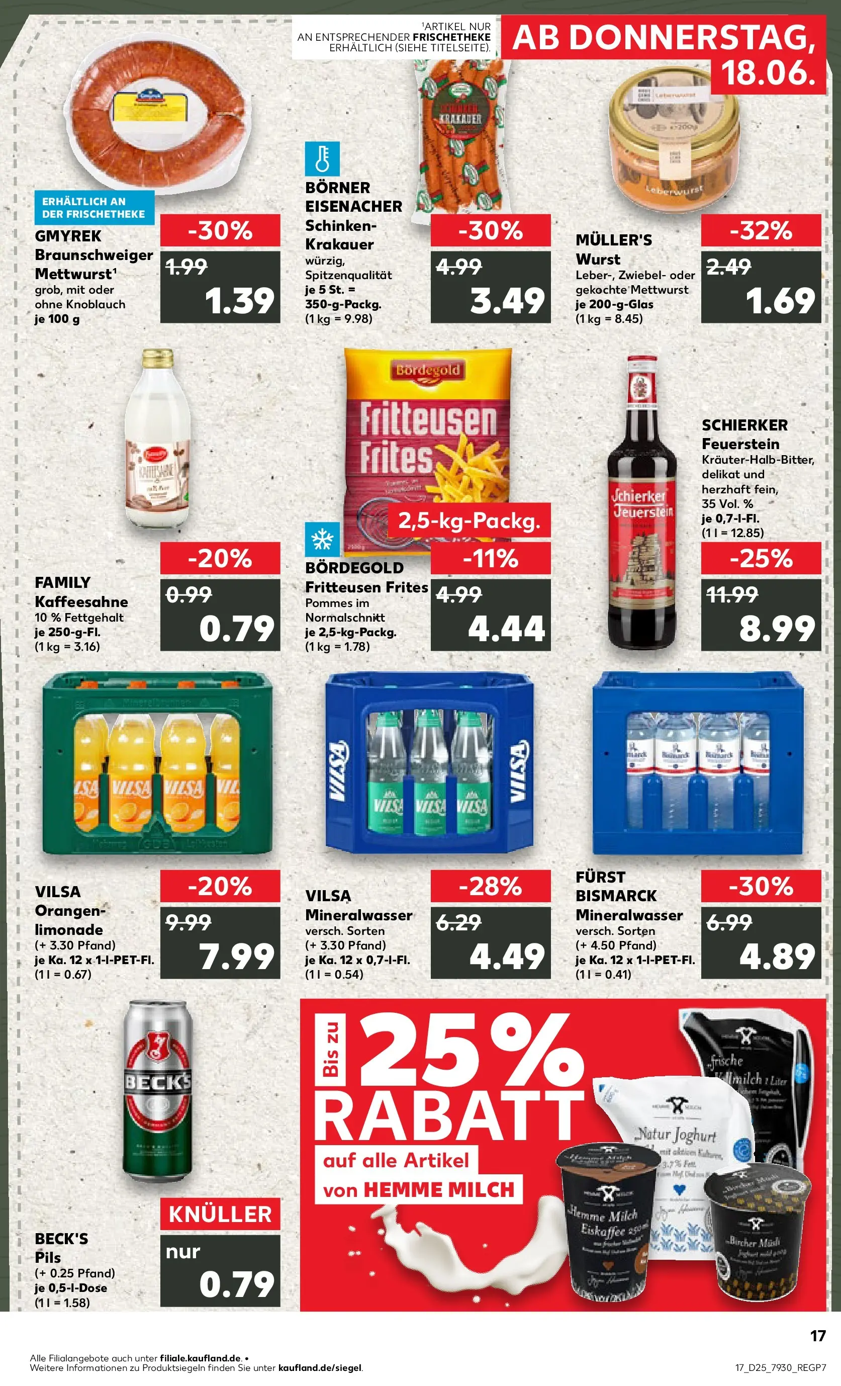 Prospekt Kaufland ab 17.06.2026 » Angebote Online zum Blättern | Seite: 17