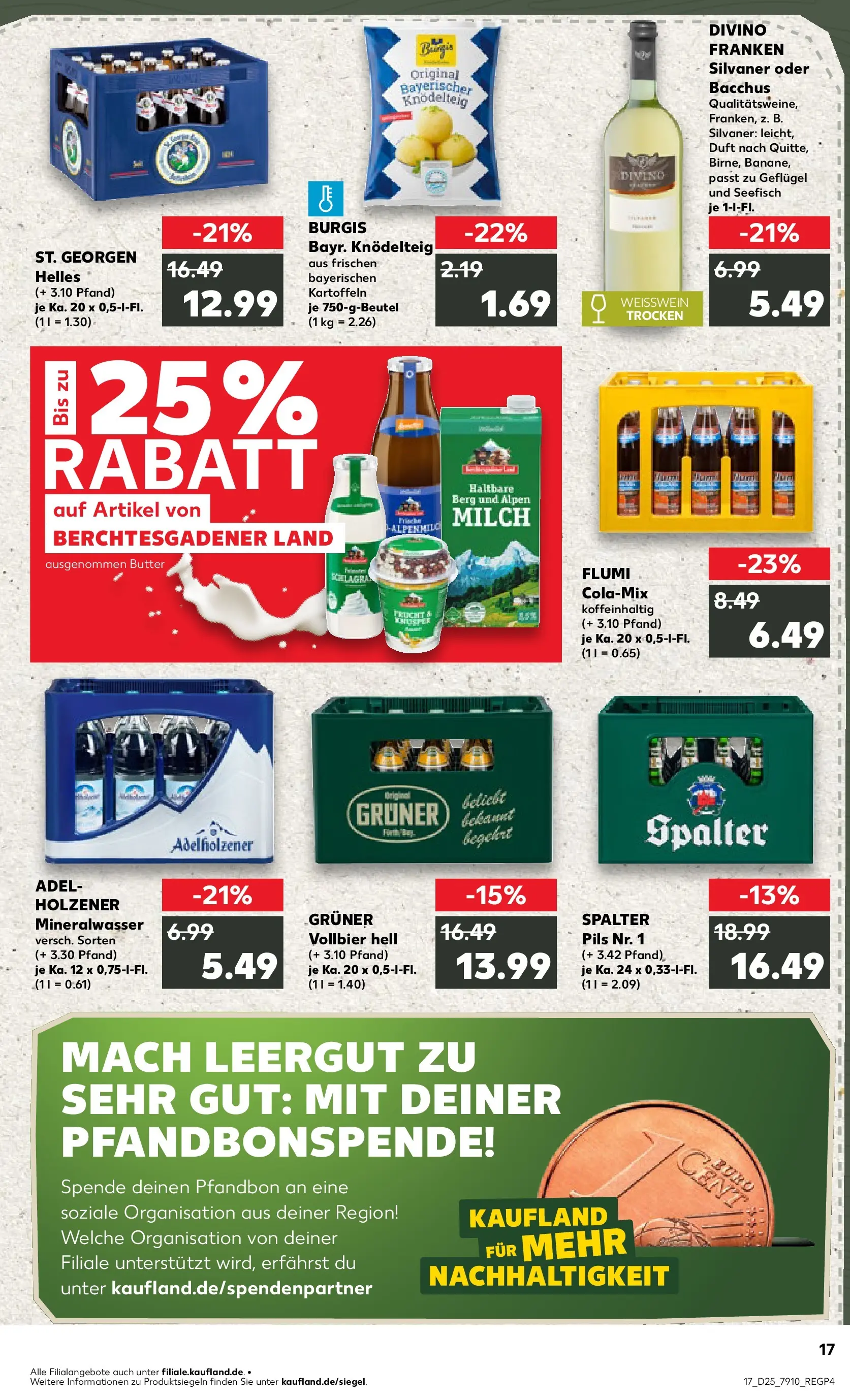 Prospekt Kaufland ab 14.06.2026 ยป Angebote und Werbung Online | Seite: 26 | Produkte: Butter, Weiรwein, Adelholzener, Kartoffeln Prospekt Kaufland ab 14.06.2026 ยป Angebote Online zum Blรคttern | Seite: 26 | Produkte: Butter, Weiรwein, Adelholzener, Kartoffeln