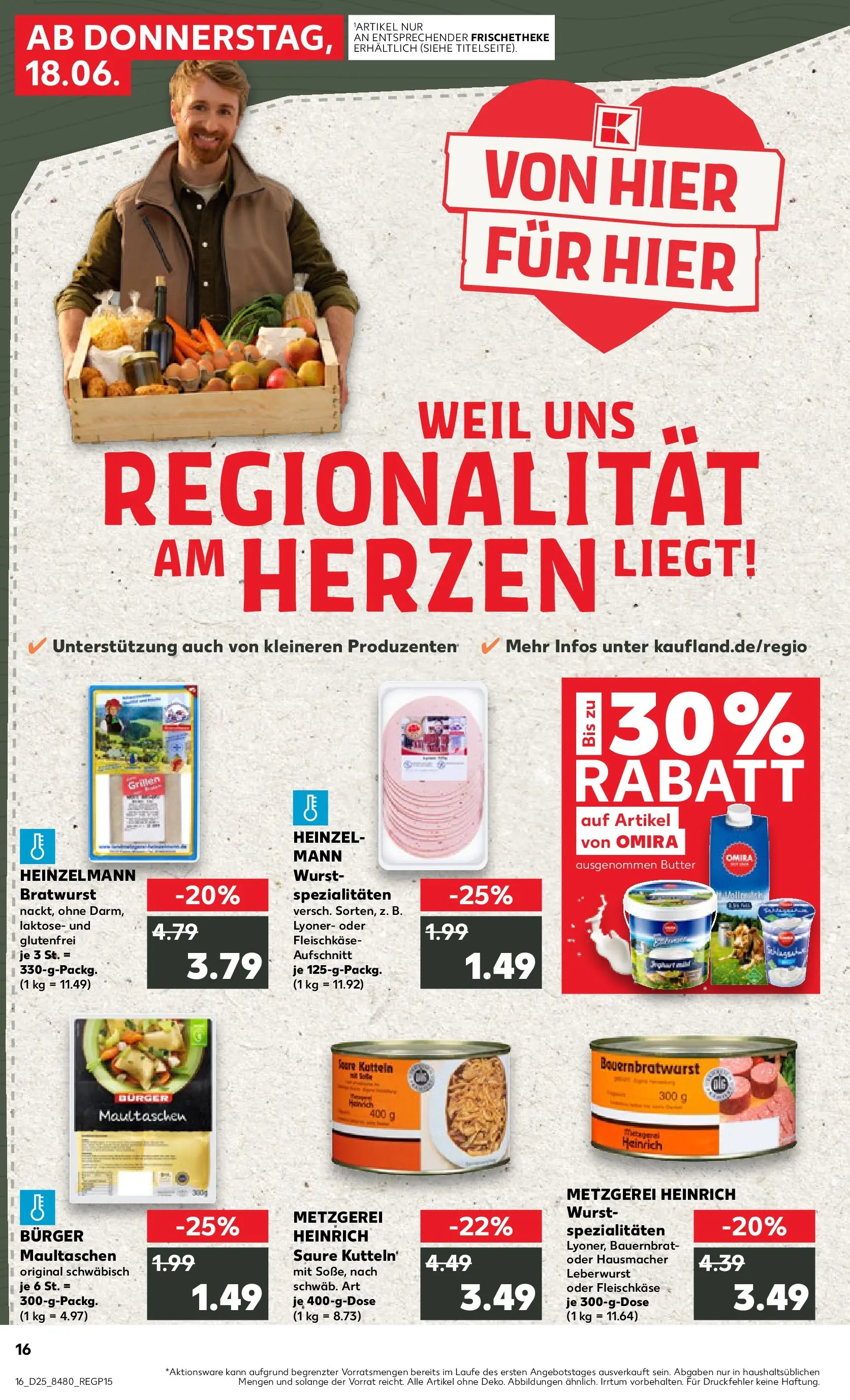 Prospekt Kaufland ab 14.06.2026 ยป Angebote und Werbung Online | Seite: 25 | Produkte: Butter, Bratwurst, Burger, Wurst Prospekt Kaufland ab 14.06.2026 ยป Angebote Online zum Blรคttern | Seite: 25 | Produkte: Butter, Bratwurst, Burger, Wurst