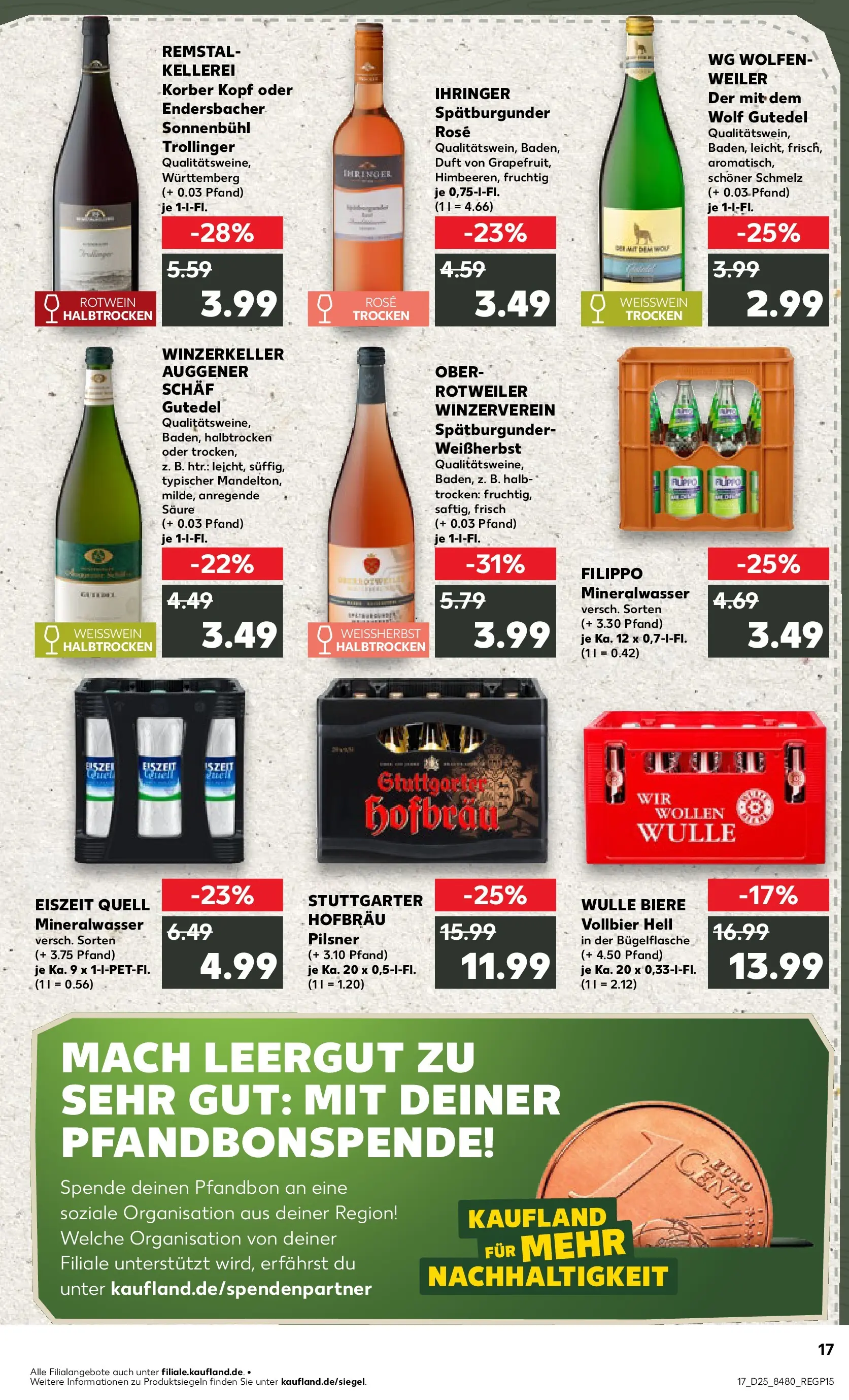 Prospekt Kaufland ab 14.06.2026 ยป Angebote und Werbung Online | Seite: 26 | Produkte: Weiรwein, Rotwein, Mineralwasser, Grapefruit Prospekt Kaufland ab 14.06.2026 ยป Angebote Online zum Blรคttern | Seite: 26 | Produkte: Weiรwein, Rotwein, Mineralwasser, Grapefruit