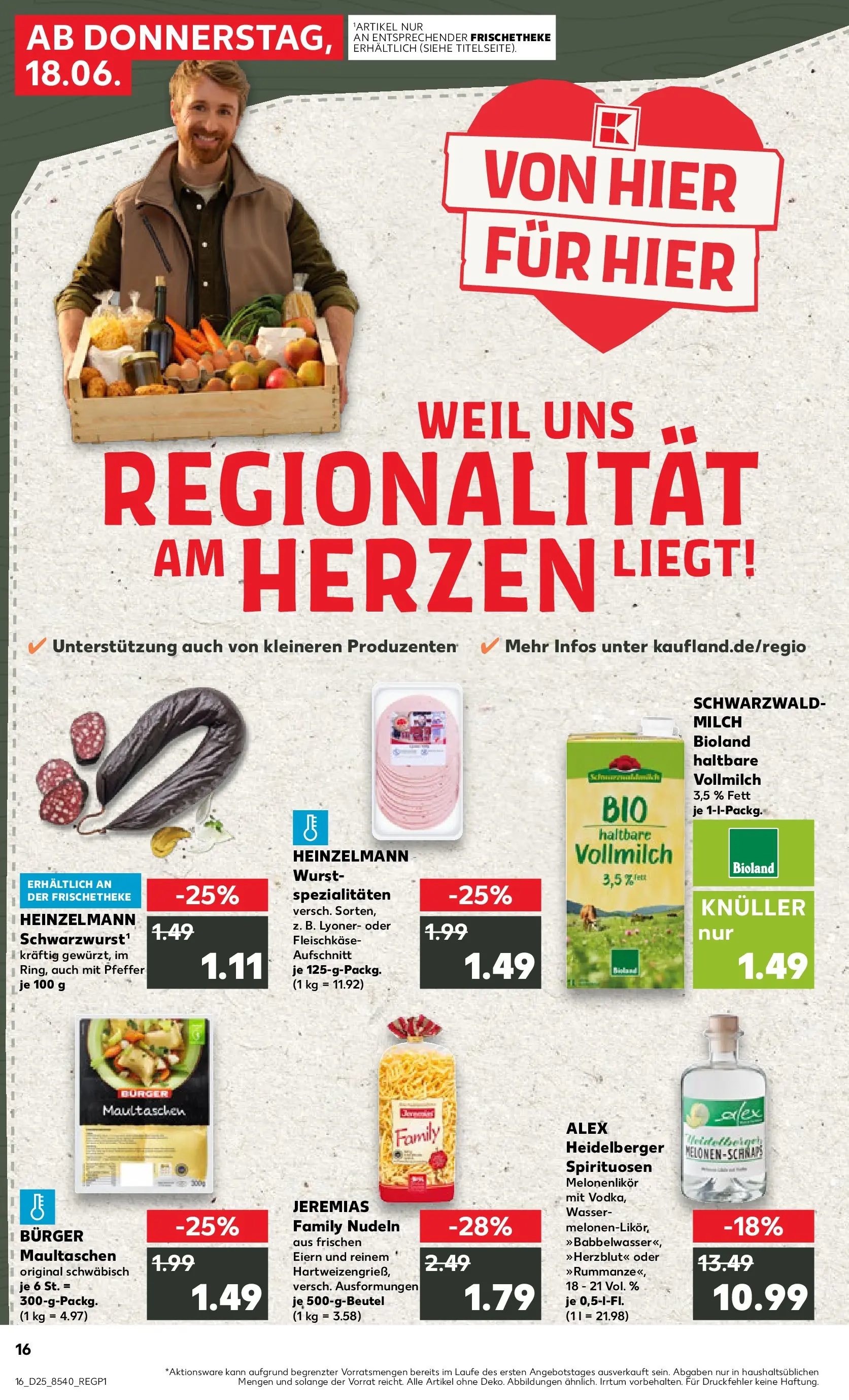 Prospekt Kaufland ab 18.06.2026 » Angebote Online zum Blättern | Seite: 16