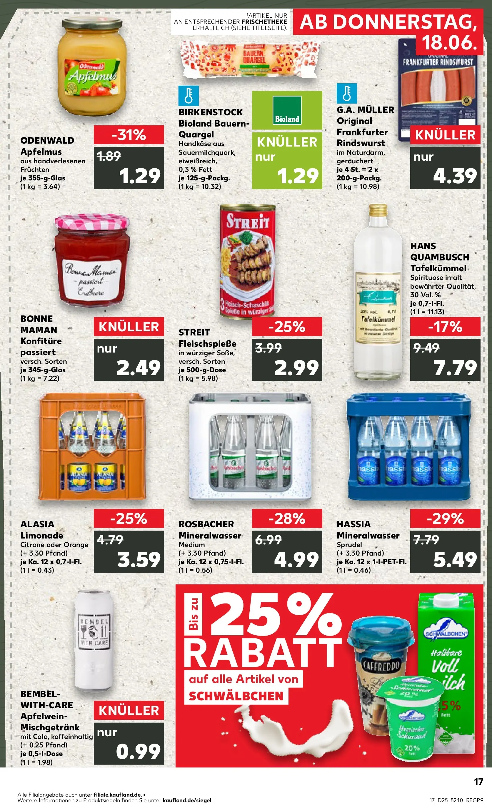 Prospekt Kaufland ab 17.06.2026 » Angebote Online zum Blättern | Seite: 17