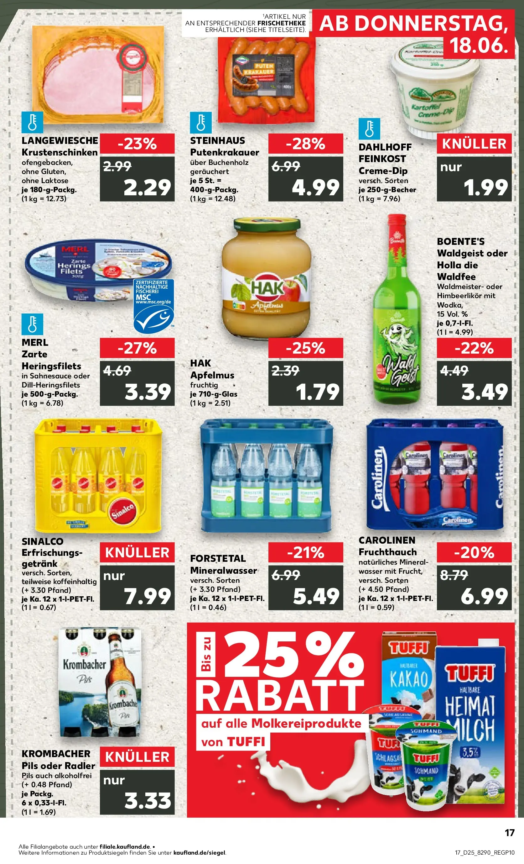Prospekt Kaufland ab 18.06.2026 » Angebote Online zum Blättern | Seite: 17
