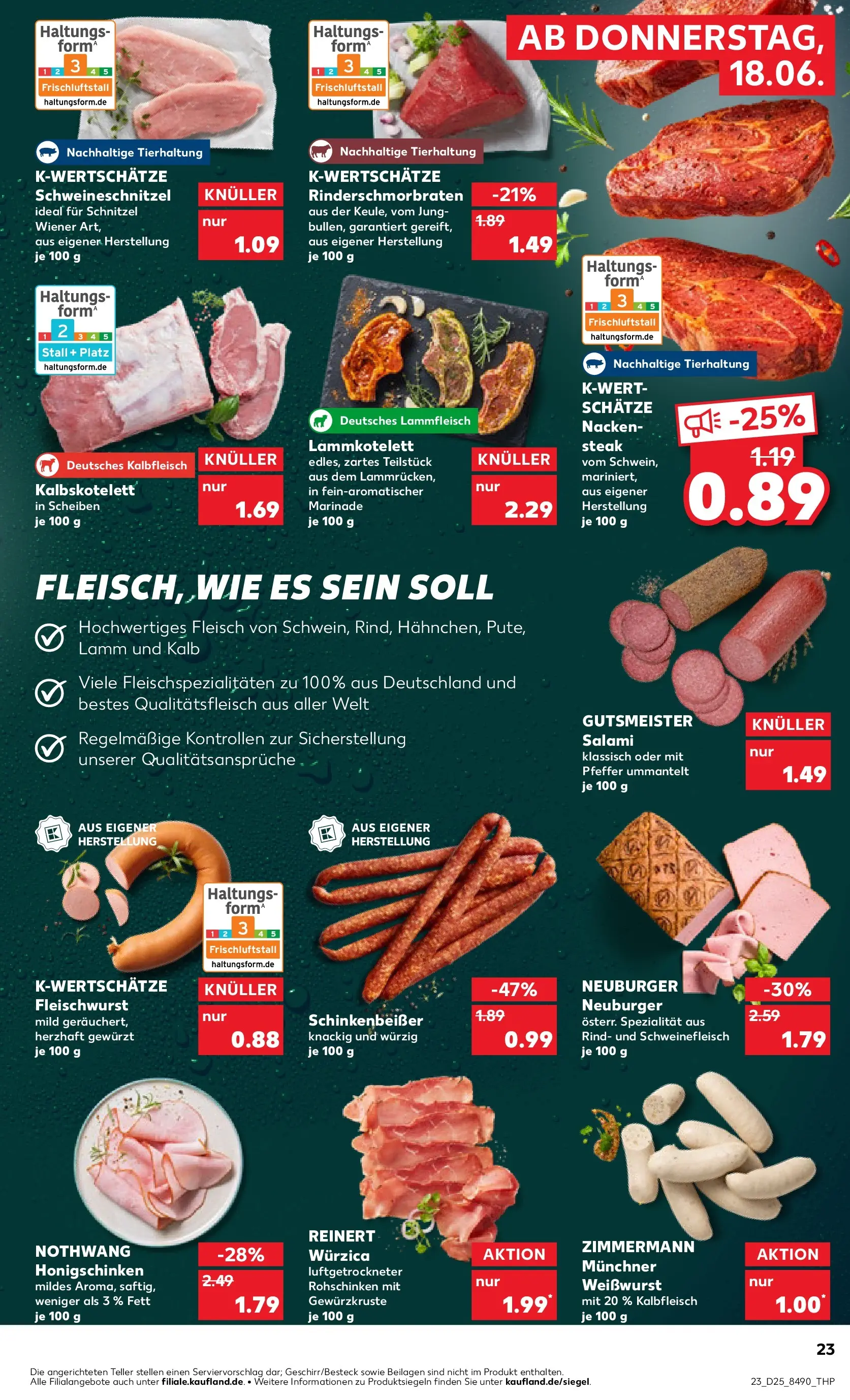 Prospekt Kaufland ab 14.06.2026 ยป Angebote und Werbung Online | Seite: 32 | Produkte: Weiรwurst, Salami, Schweinefleisch, Fleisch Prospekt Kaufland ab 14.06.2026 ยป Angebote Online zum Blรคttern | Seite: 32 | Produkte: Weiรwurst, Salami, Schweinefleisch, Fleisch